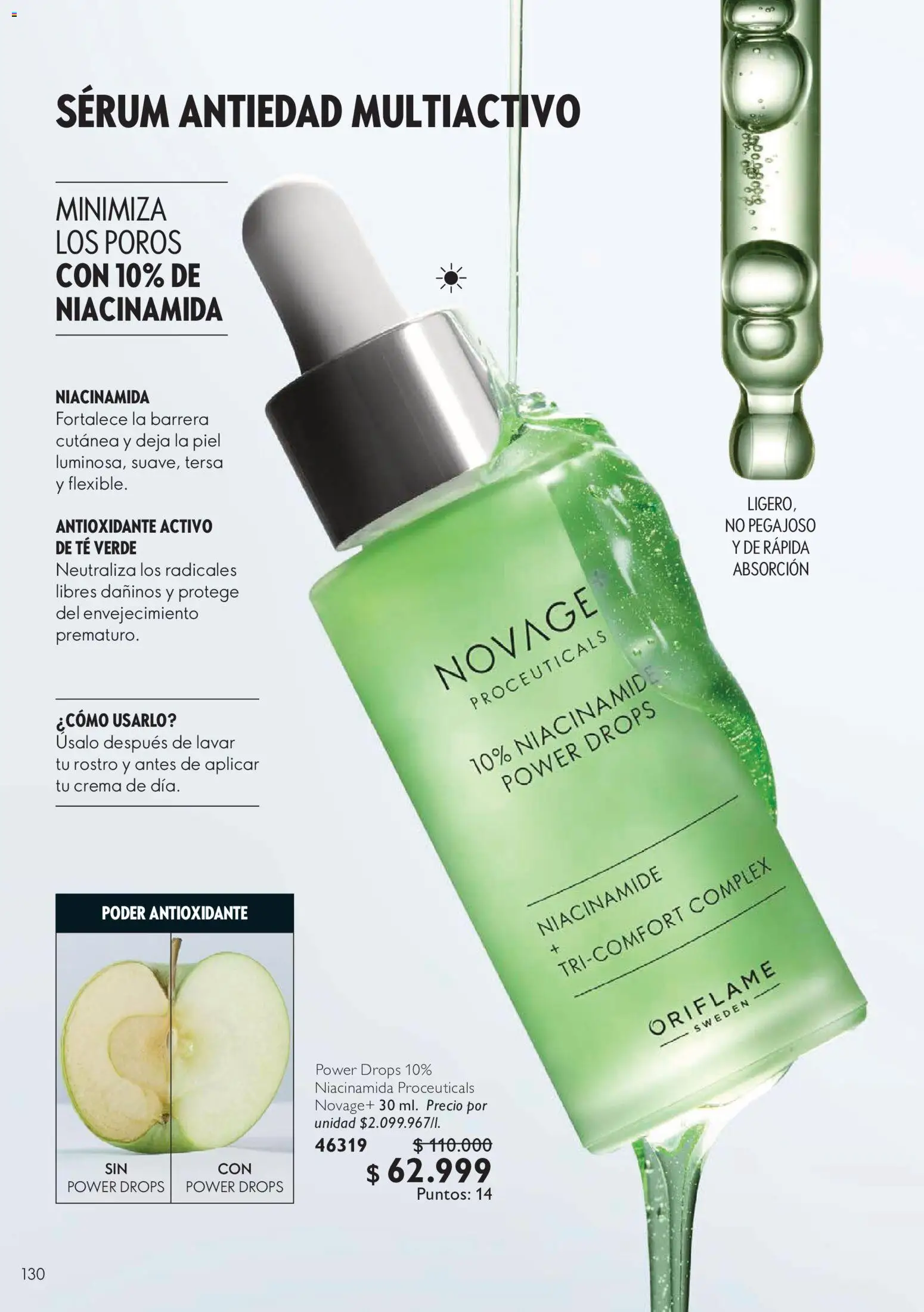 Oriflame revista - valida desde el 11/07/2026 | Página: 130 | Productos: Té, Crema, Serum