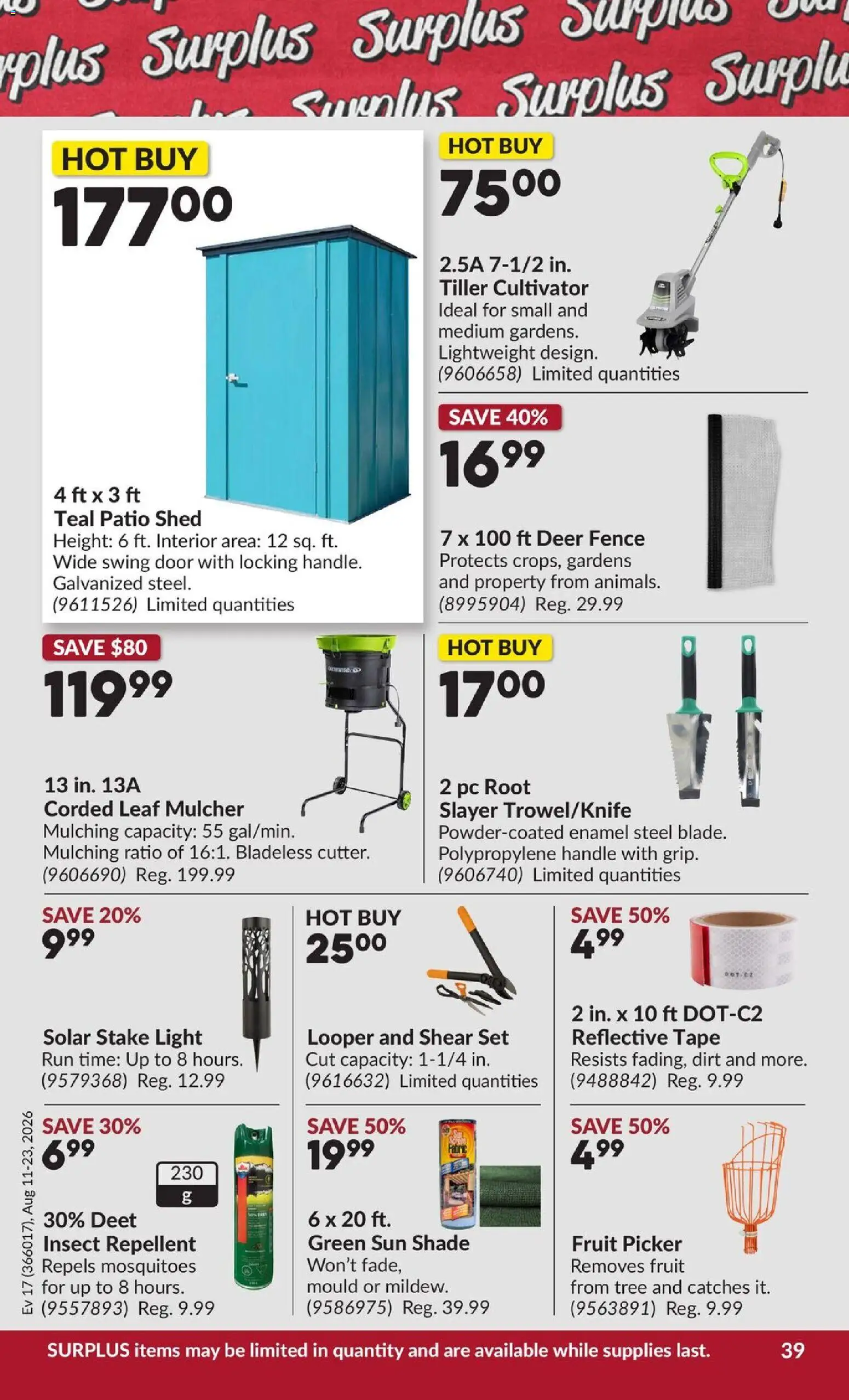 Princess Auto flyer valid from Aug 11, 2026 | Page: 46 | Products: PC