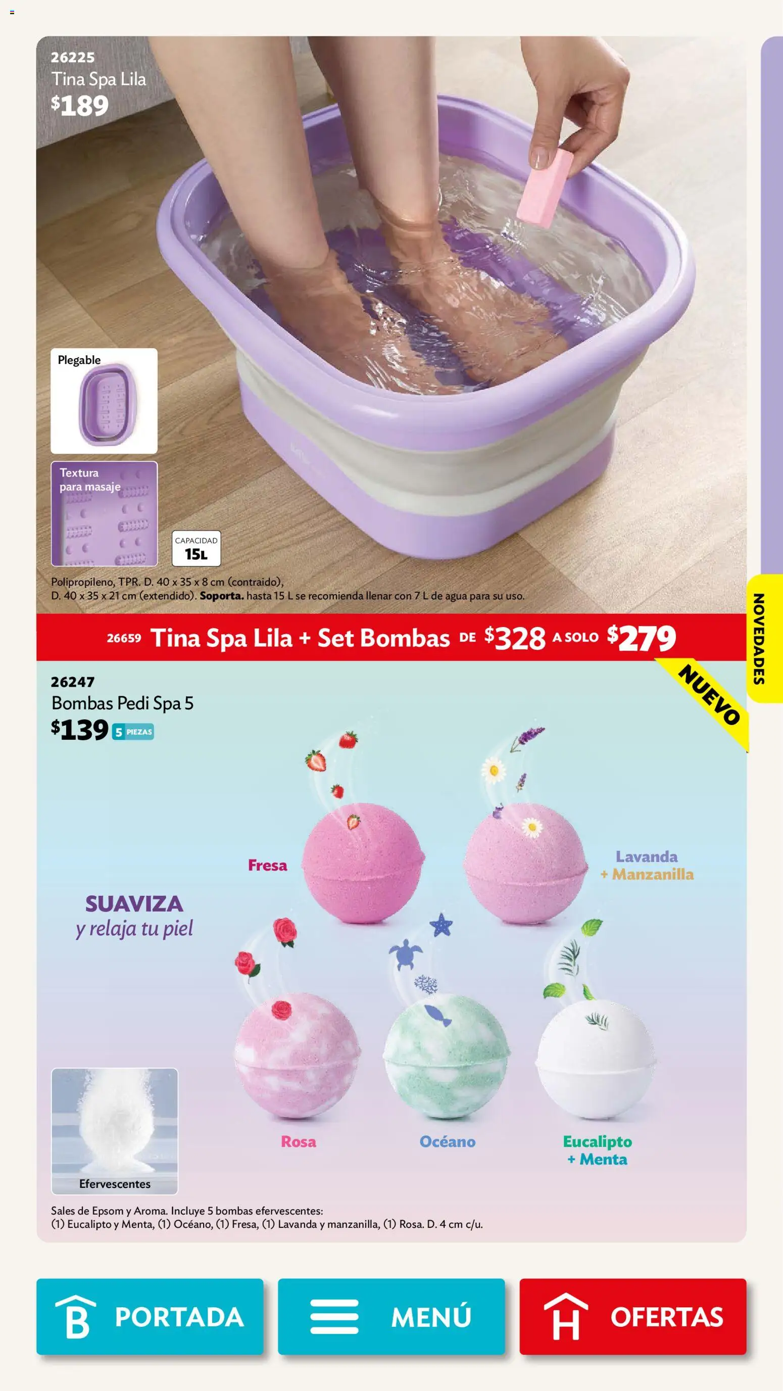 Nuevas ofertas de Betterware válidas en toda la República Mexicana desde el 31/08/2026. ¡Encuentra las mejores ofertas en Betterware campaña 9 2026! | Página: 55 | Productos: Fresa, Agua, Sales