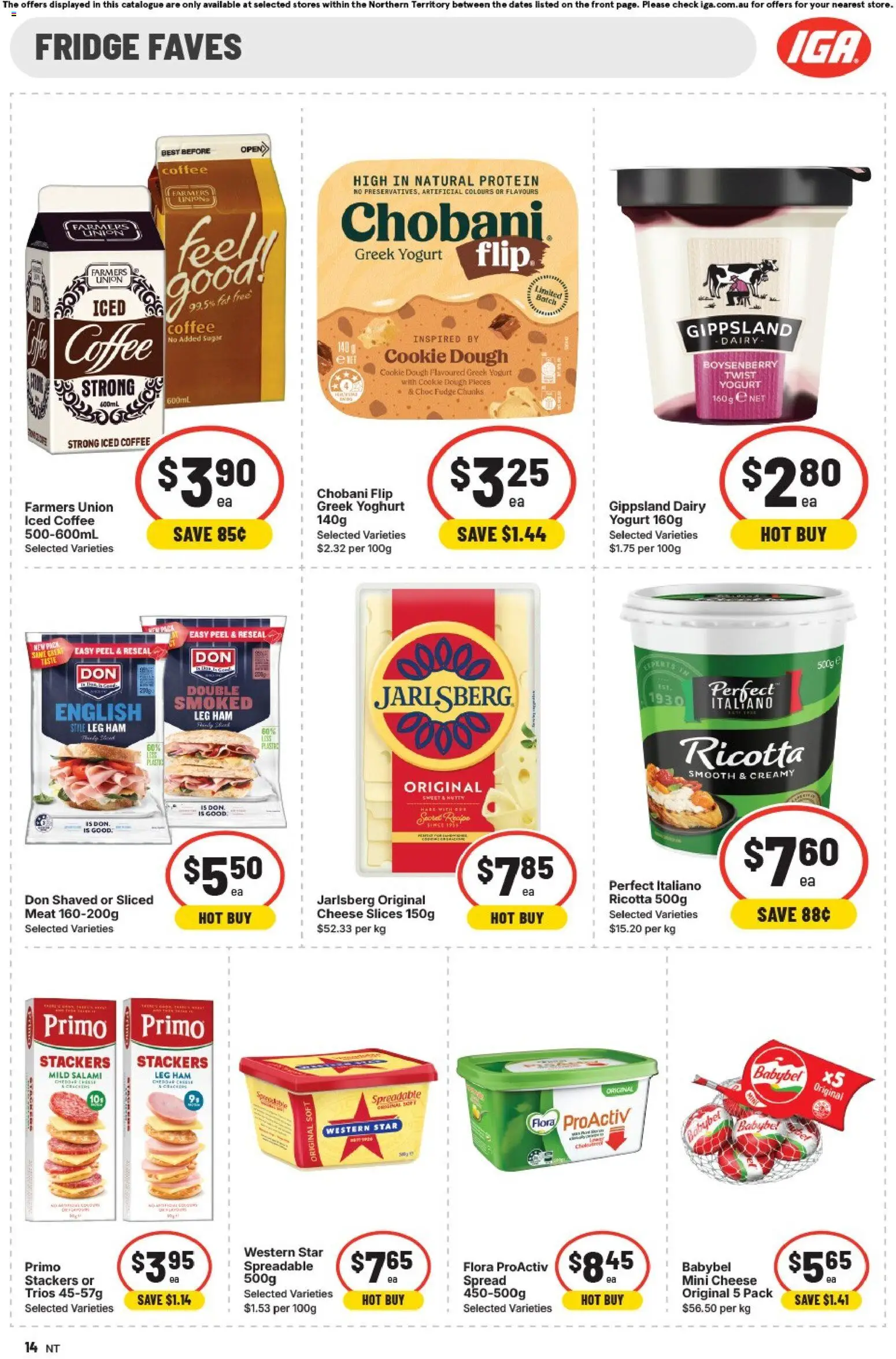 IGA catalogue - valid from 02/09/2026 | Page: 11 | Products: Coffee, Ham, Greek yogurt, Spread