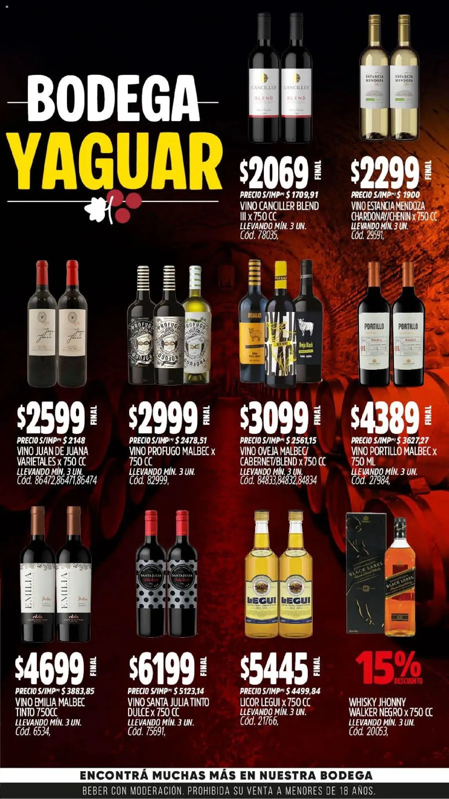 Yaguar - Oferta Semanal Salta │ válido desde el 25.05.2026 | Página: 4 | Productos: Whisky, Vino