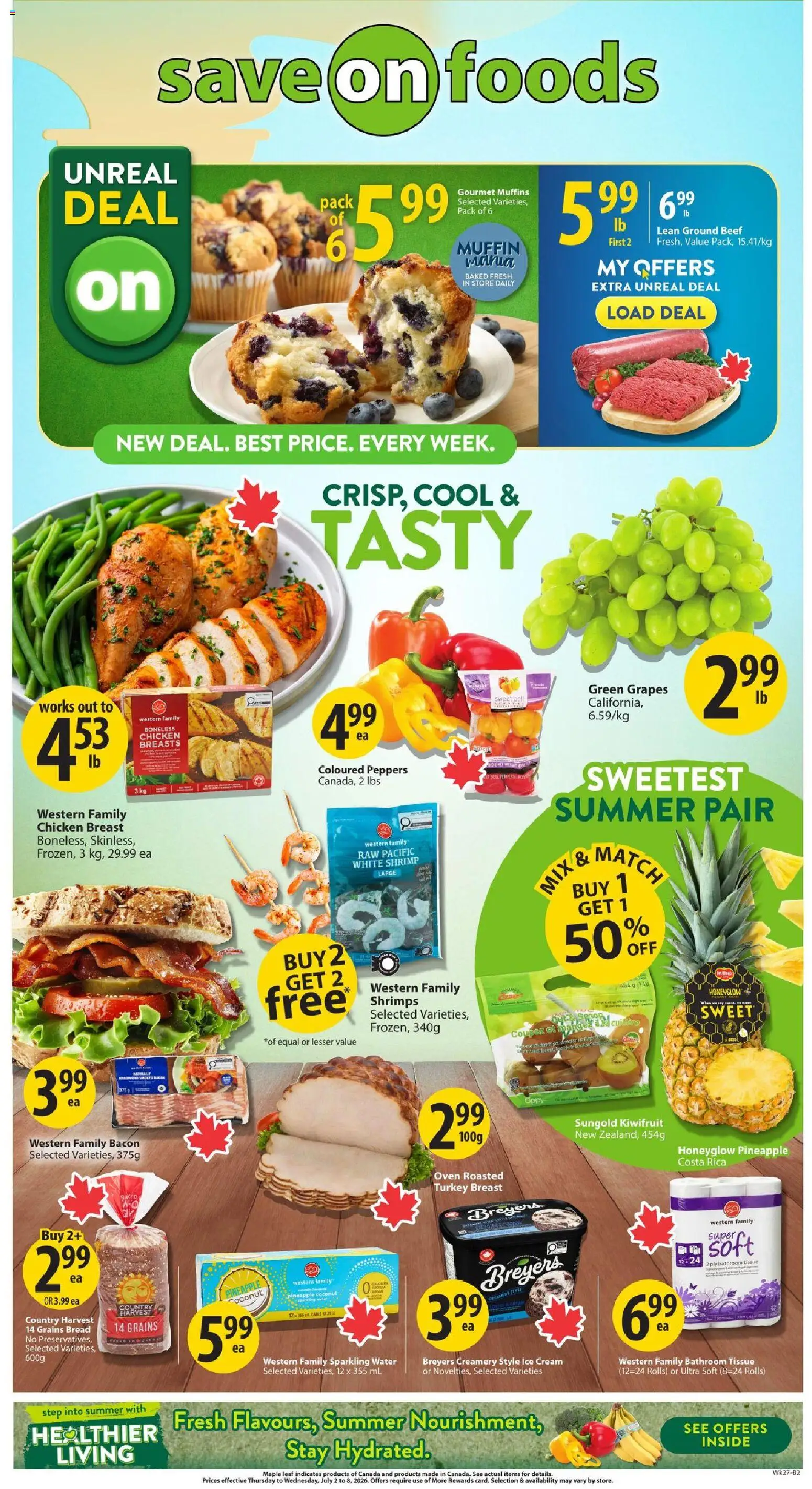Save on foods flyer valid from Jul 2, 2026 | Page: 2
