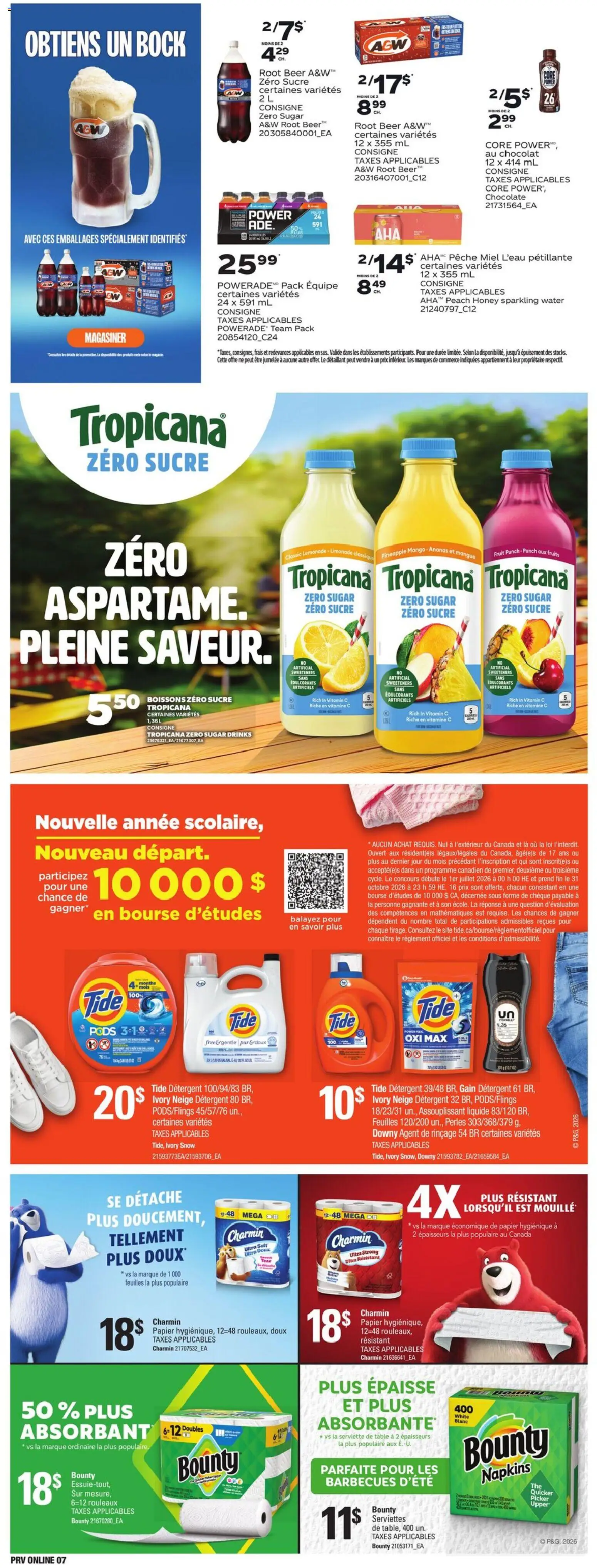Provigo flyer valid from Aug 6, 2026 | Page: 9 | Products: Pineapple, Detergent, Table, Chocolate