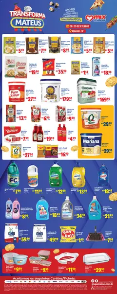 Mateus ofertas Transforma - Pré-Visualização do folheto da loja Mateus, válido de 28/09/2026