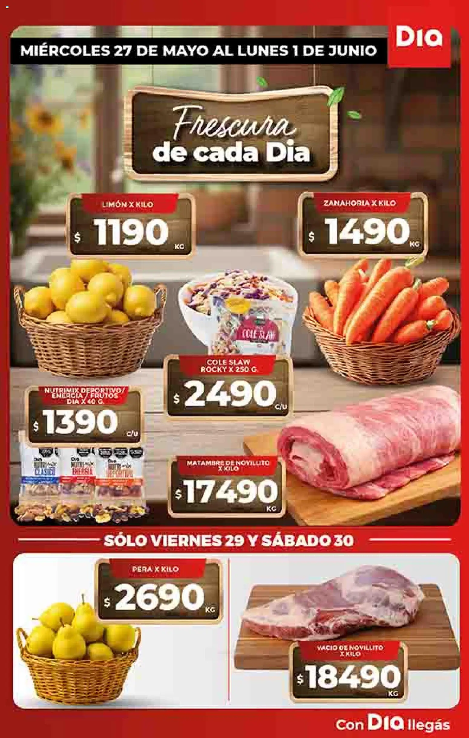Dia - Ofertas │ válido desde el 27.05.2026 | Página: 36 | Productos: Pera, Limón, Zanahoria
