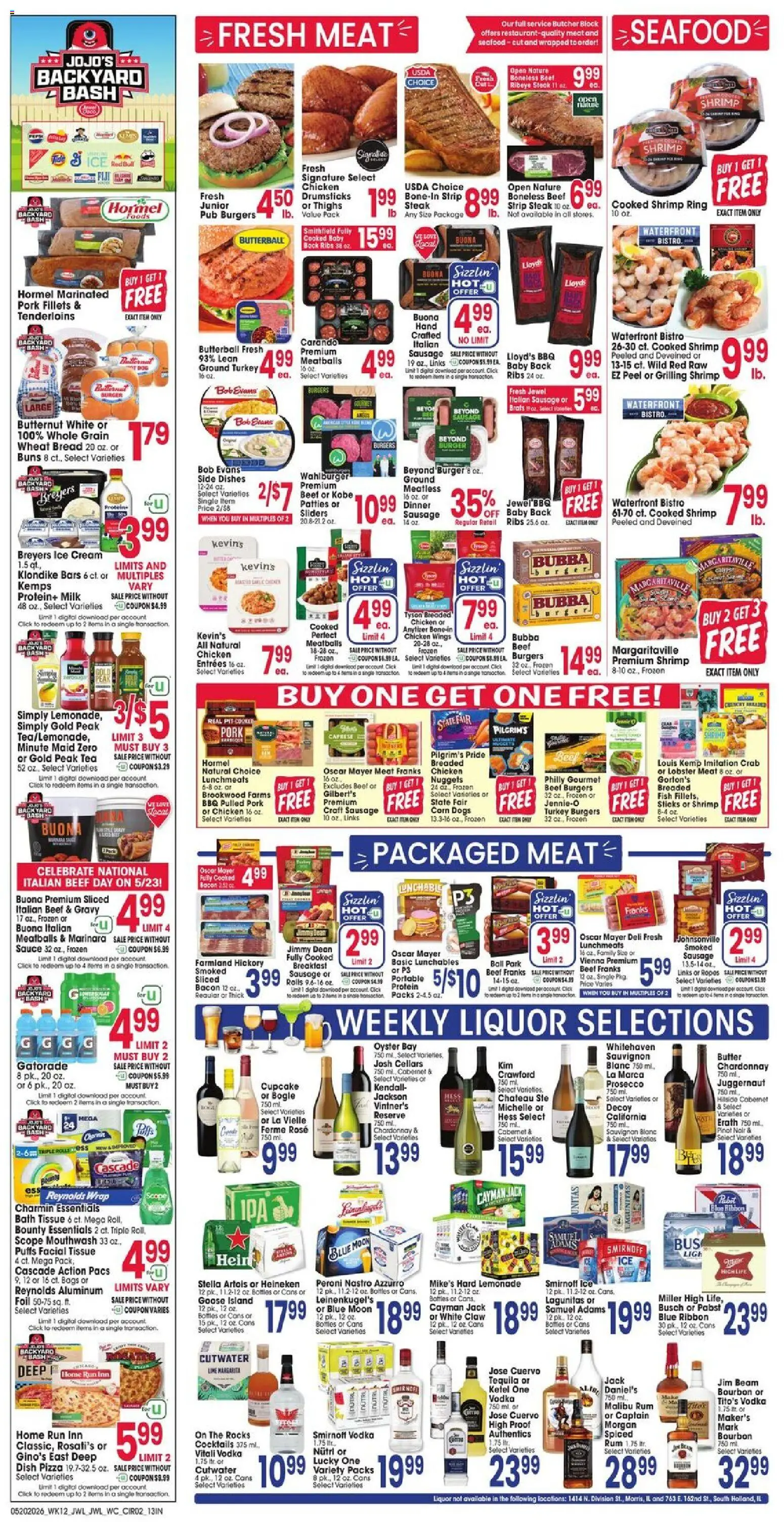 Jewel Osco Weekly Ad - IN - valid from 20.05.2026 | Page: 2 | Products: Bath, Butter, Tea, Cupcake