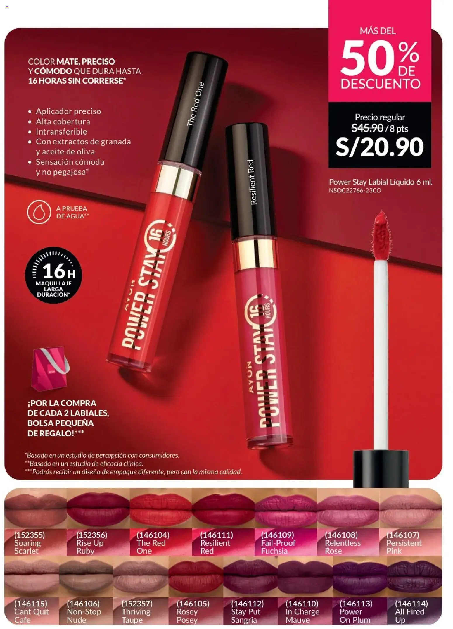 Catálogo Avon válido desde 21/04/2026 | Página: 9 | Productos: Cómoda, Café, Aceite de oliva, Maquillaje