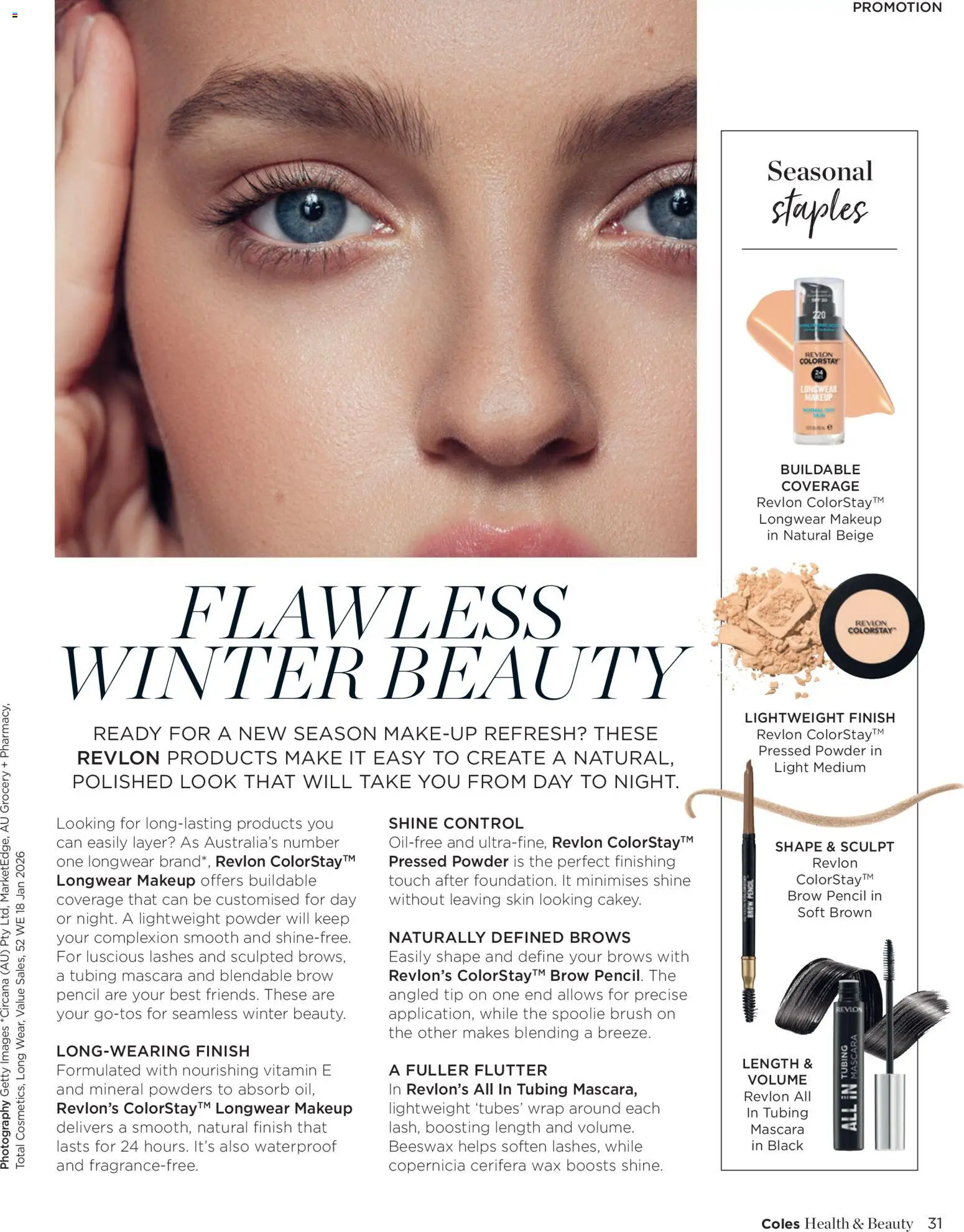 Coles catalogue - valid from 01/07/2026 | Page: 31 | Products: Brush, Mascara, Makeup, Vitamin