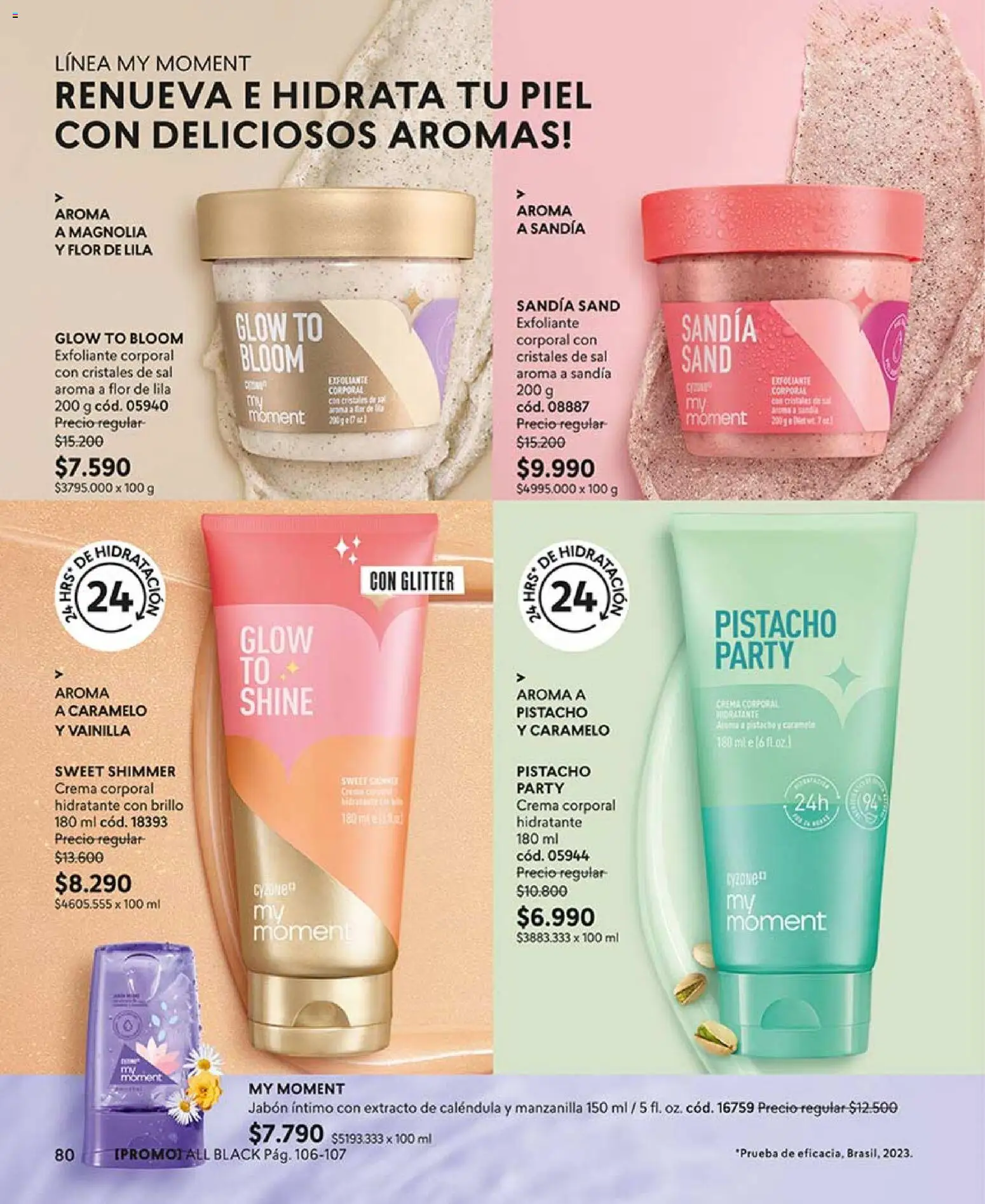 Catálogo CyZone Campaña 6 │ válido desde el 31.03.2026 | Página: 80 | Productos: Sal, Exfoliante corporal, Jabón, Sandía