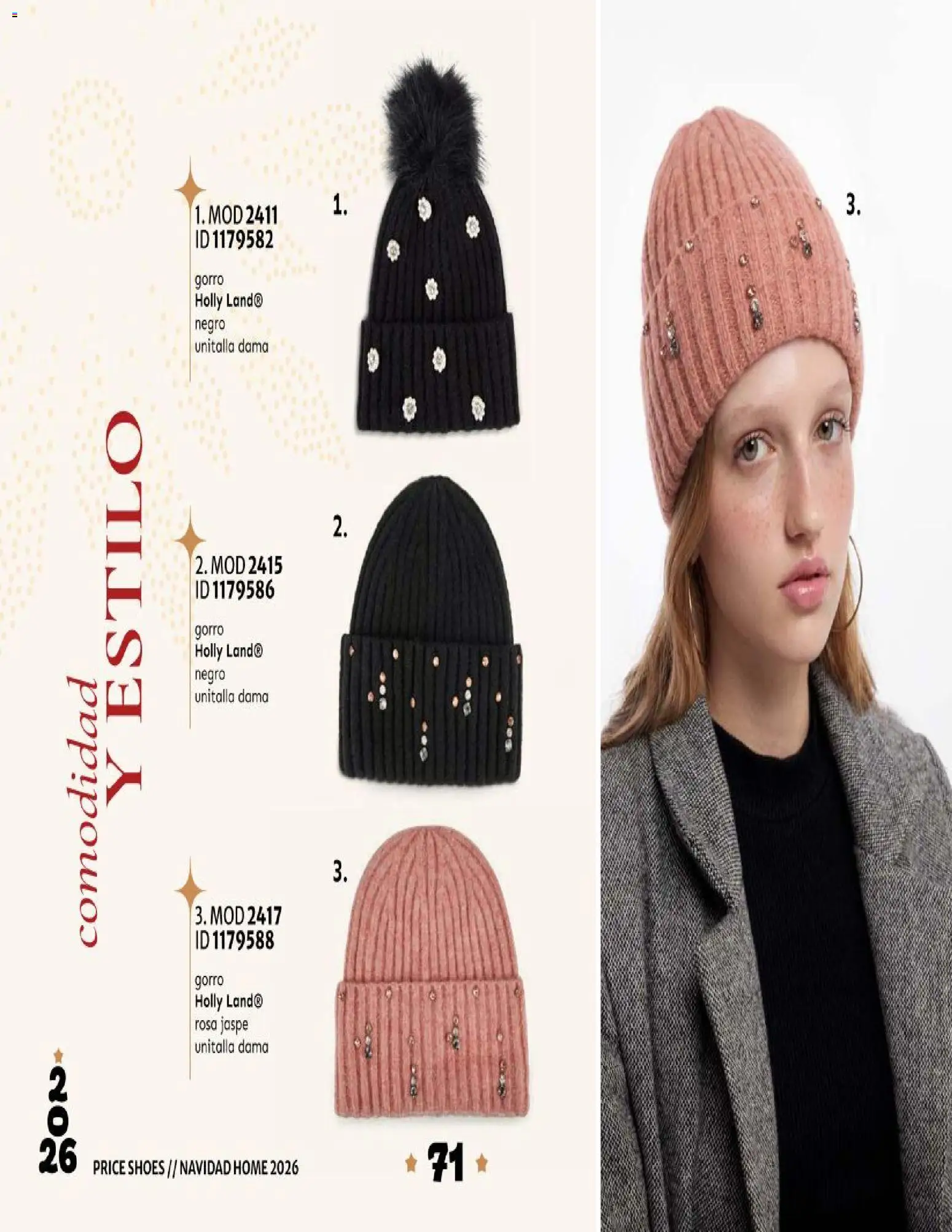 Nuevas ofertas de Price Shoes válidas en toda la República Mexicana desde el 15/10/2026. ¡Encuentra las mejores ofertas en Price Shoes catálogo Navidad Home! | Página: 72