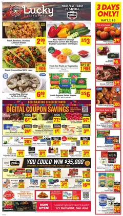 Preview of Lucky Supermarkets weekly ads valid from 29.04.2026 | Page: 1