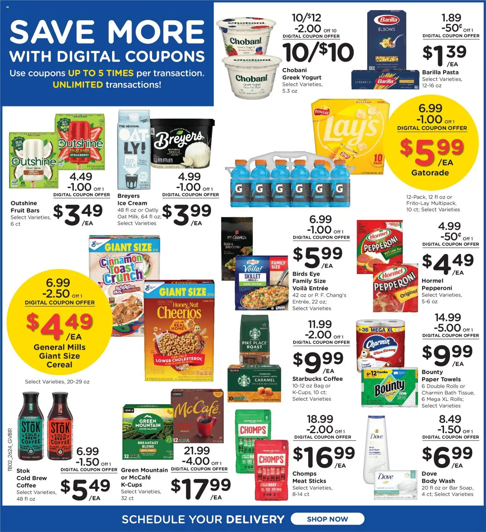 Kroger Ad - valid from 07/15/2026 | Page: 3 | Products: Bath, Yogurt, Pasta, Bag