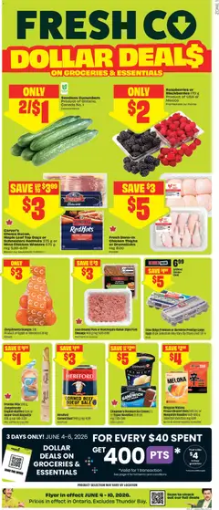 Preview of FreshCo weekly flyer / circulaire from shop FreshCo valid from 04.06.2026