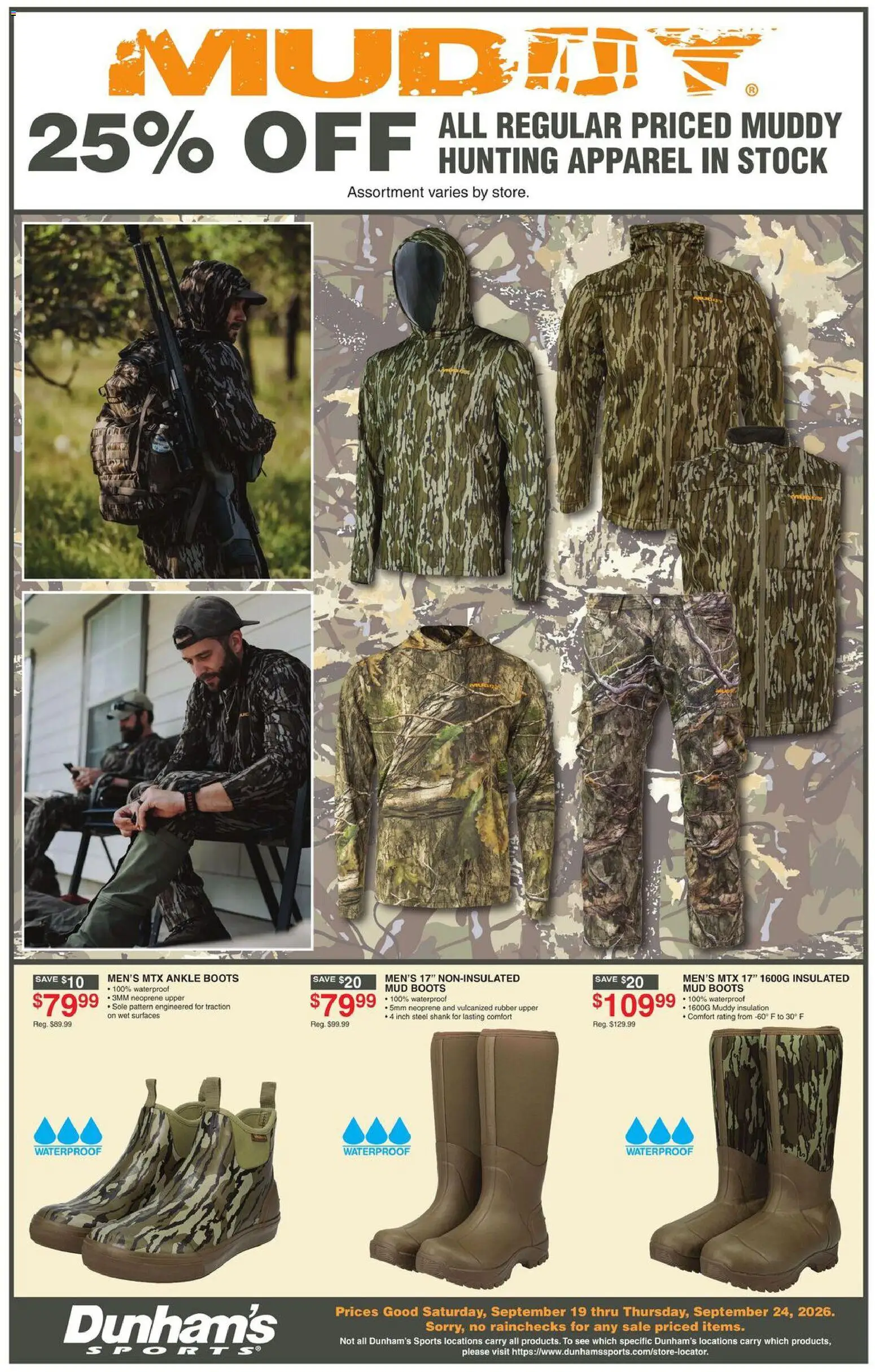 Dunham's Sports Weekly Ad - valid from 09/19/2026 | Page: 7 | Products: Boots