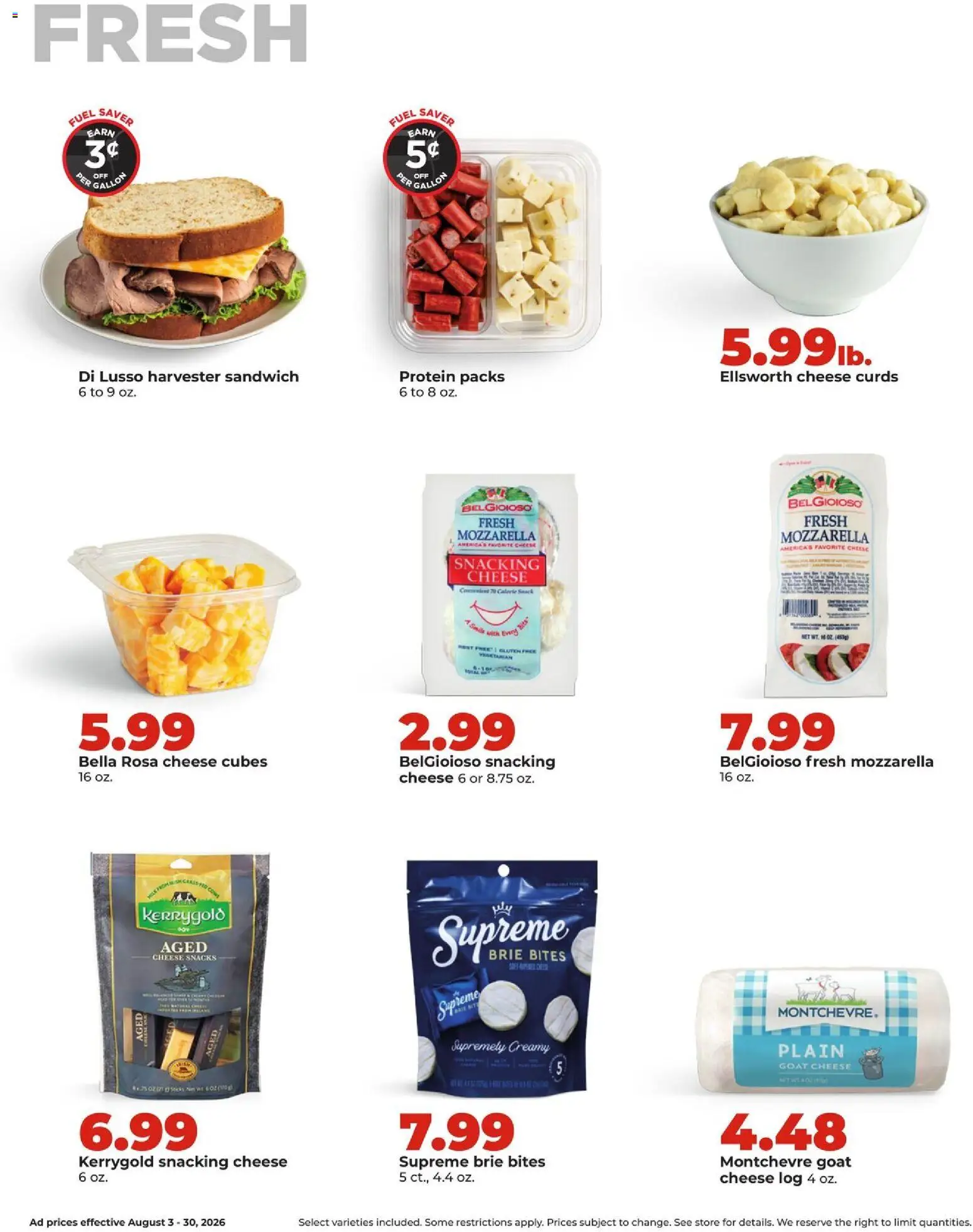 HyVee Monthly Ad - valid from 08/03/2026 | Page: 19 | Products: Cheese