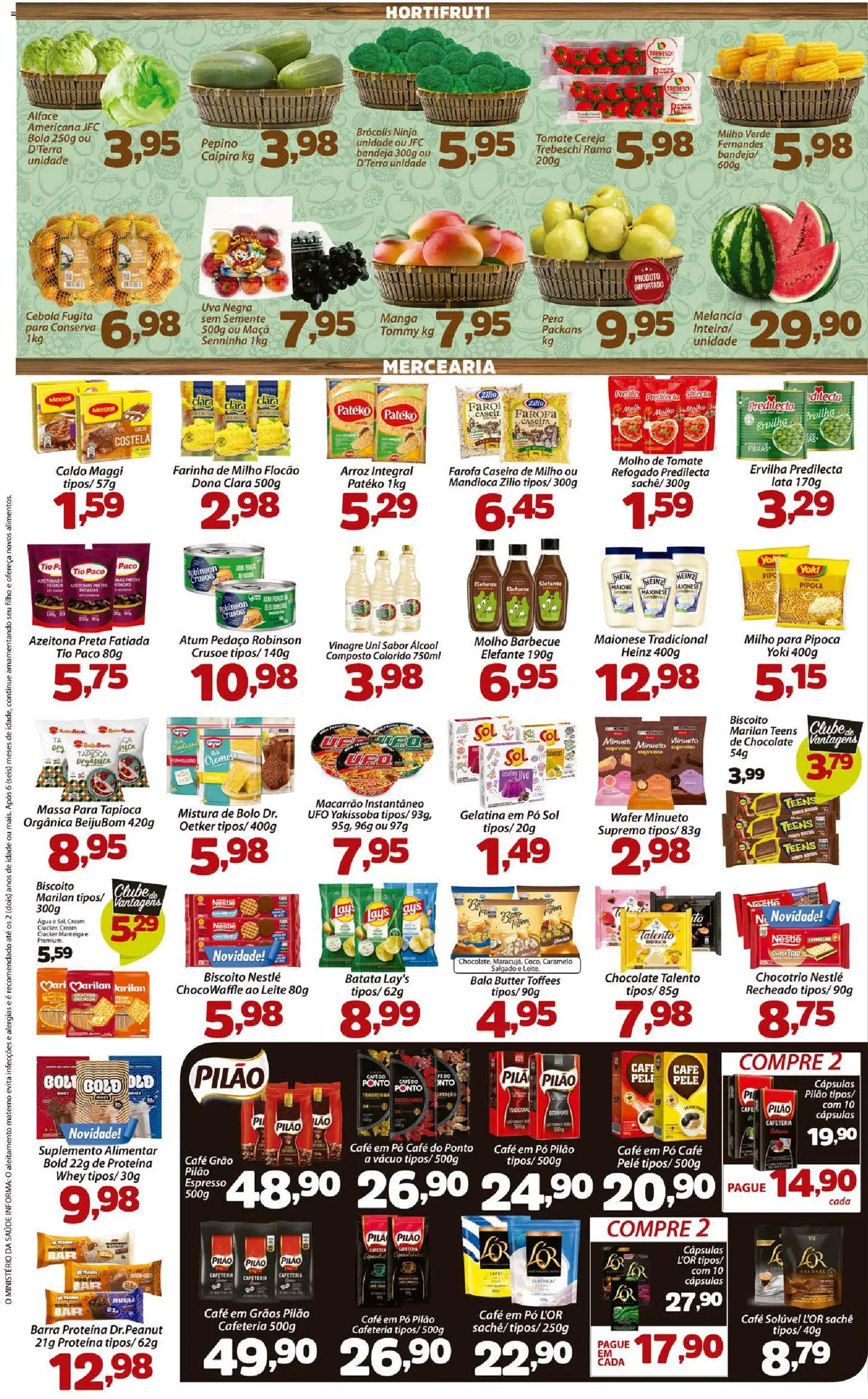 Confiança Folheto - válido de 25/08/2026 | Página: 2 | Produtos: Cápsulas, Manteiga, Chocolate, Proteína