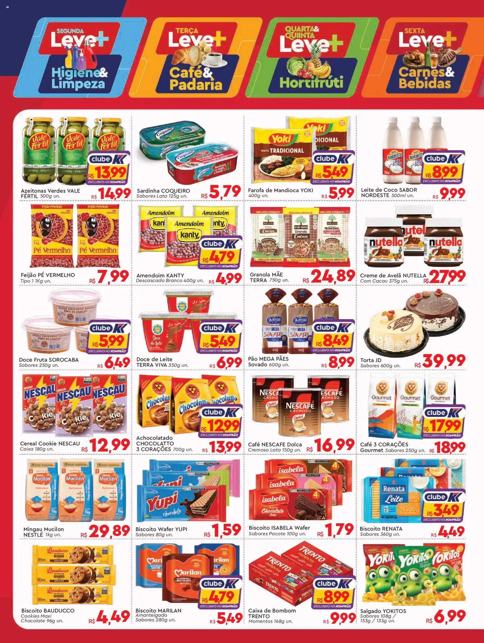 Komprao Atacadista Folheto - válido de 21/09/2026 | Página: 2 | Produtos: Feijão, Bebidas, Doces, Mucilon