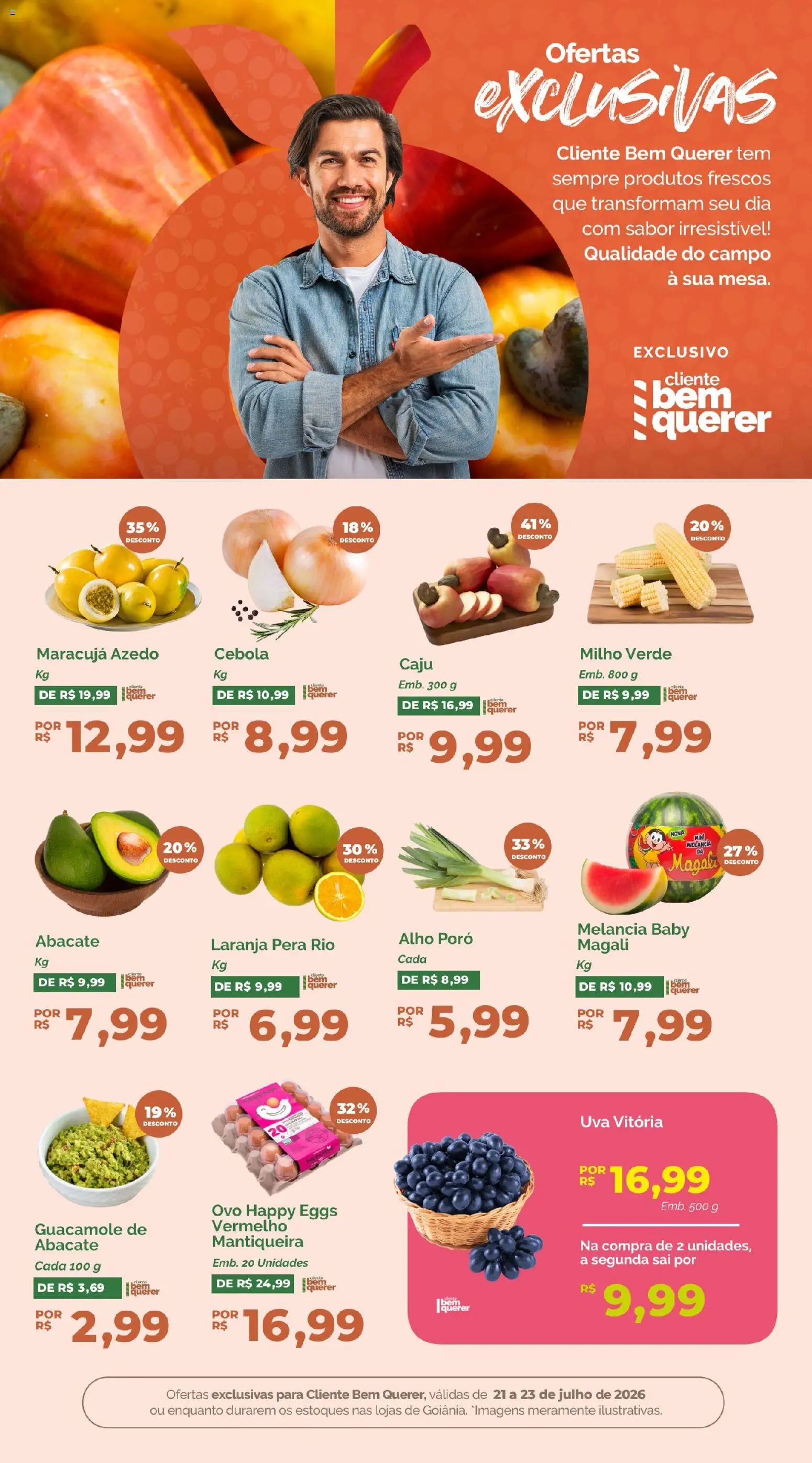 Oba Hortifruti Folheto - válido de 21/07/2026 | Página: 5 | Produtos: Maracujá, Melancia, Pera, Milho verde
