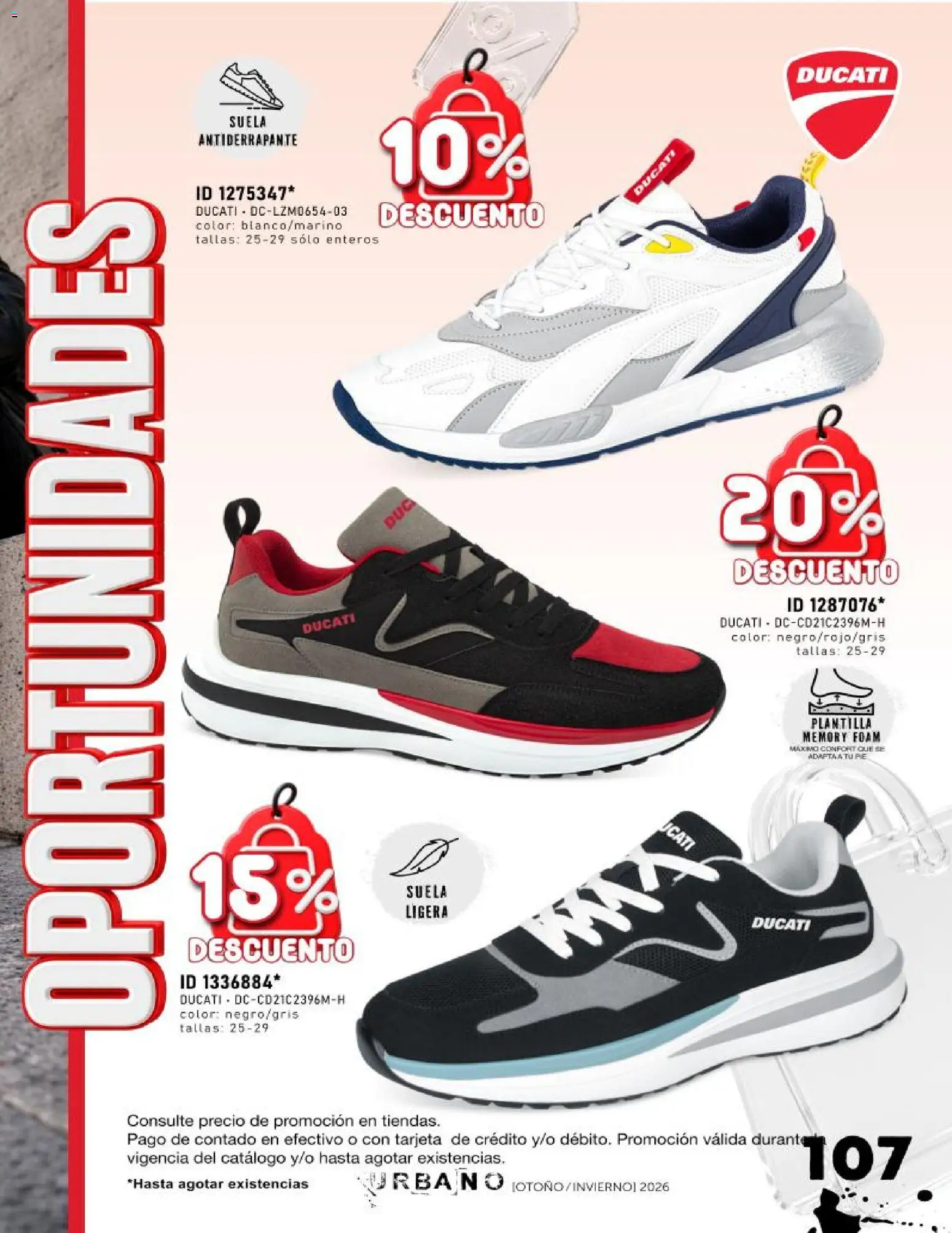 Nuevas ofertas de Price Shoes válidas en toda la República Mexicana desde el 15/10/2026. ¡Encuentra las mejores ofertas en Price Shoes catálogo Urbano! | Página: 105