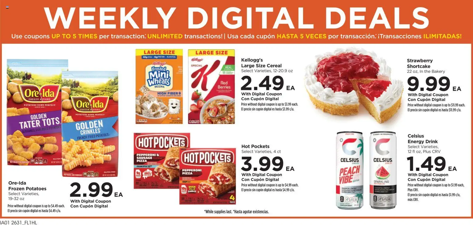 Food 4 Less Weekly Ad - valid from 09/02/2026 | Page: 2 | Products: Berries, Sausage, Peach, Cereal