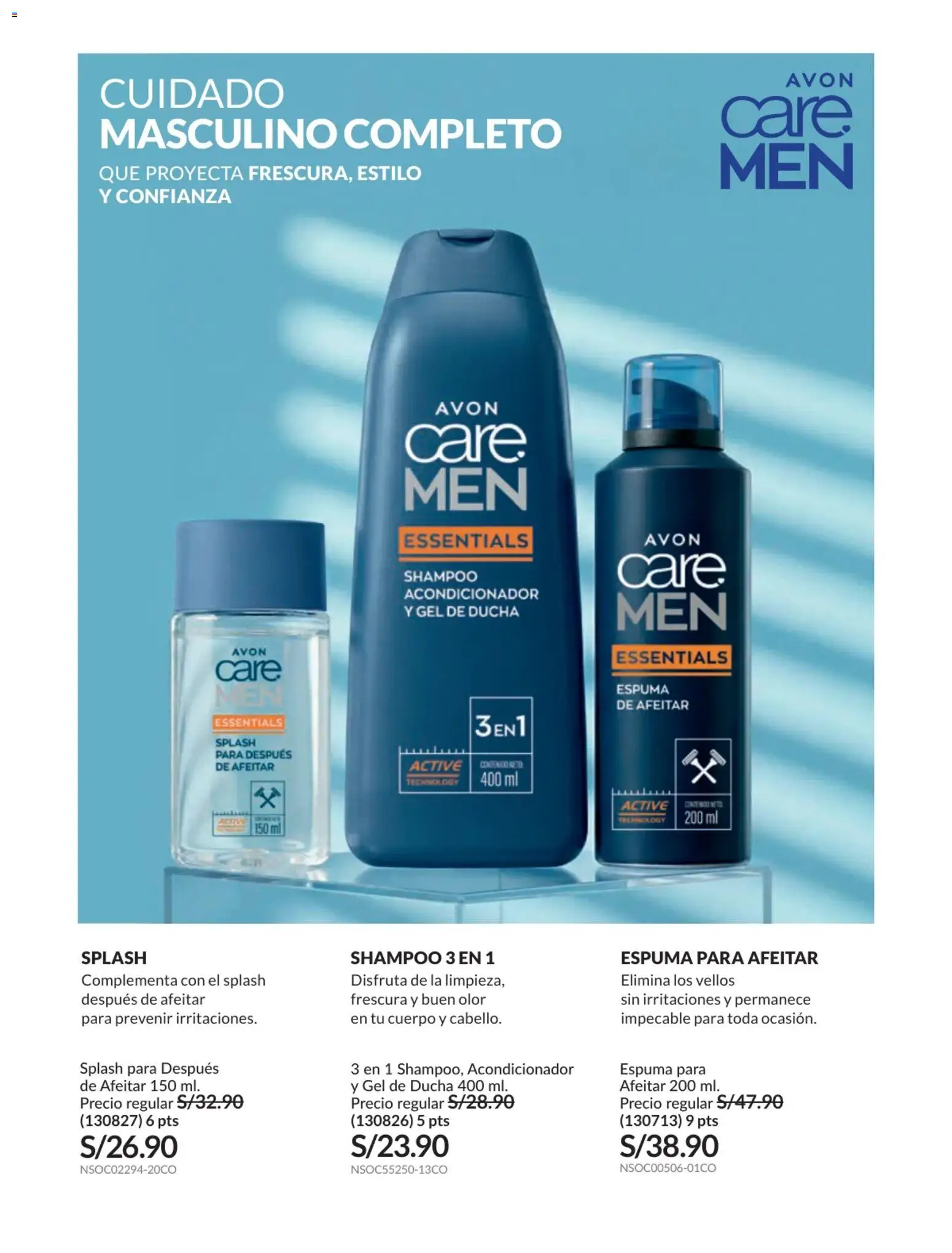 Catálogo Avon válido desde 17.06.2026 | Página: 154 | Productos: Shampoo, Acondicionador, Gel de ducha, Ducha