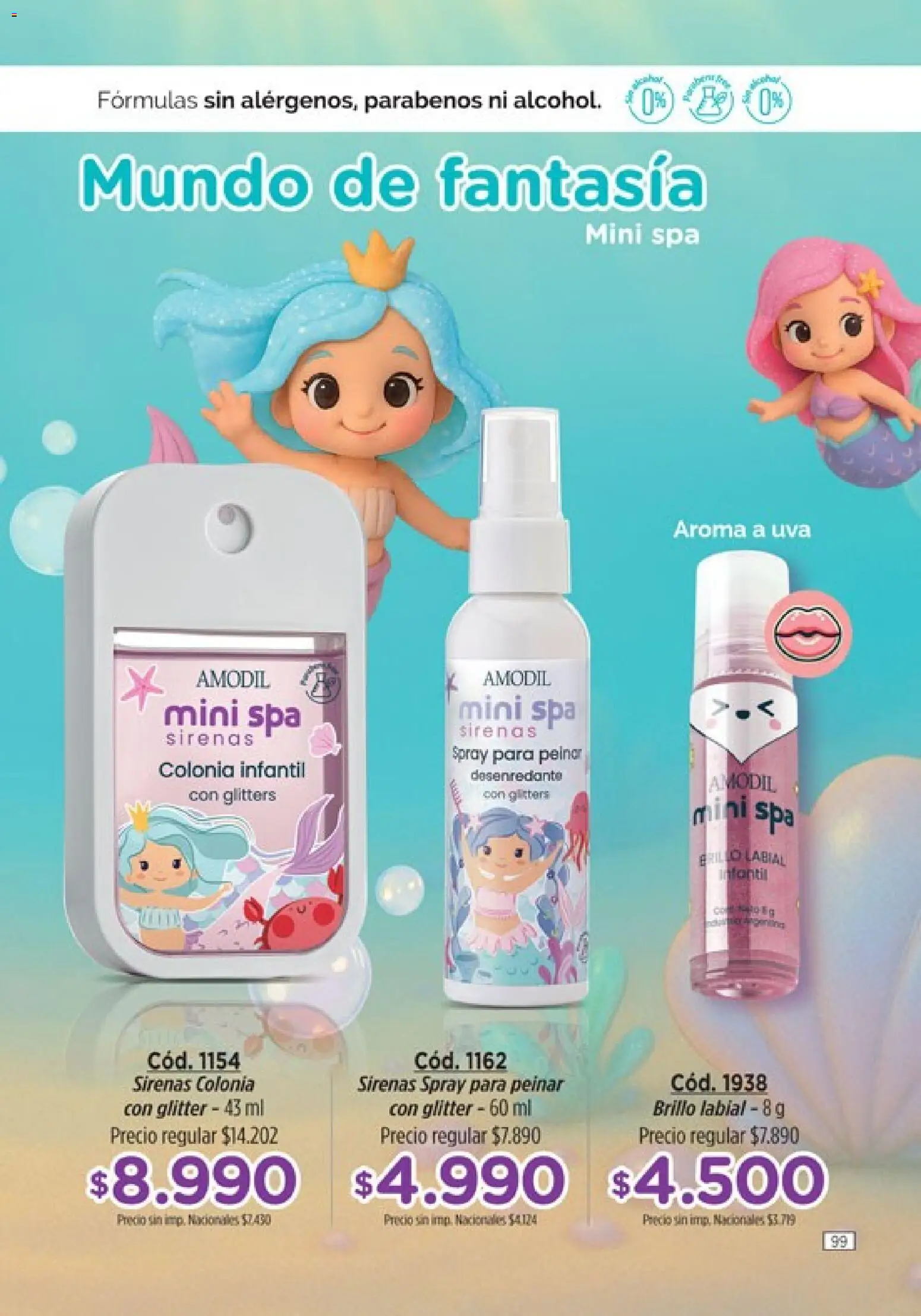 Catálogo Amodil Campaña 16 │ válido desde el 19/09/2026 | Página: 99 | Productos: Brillo, Glitter, Uva