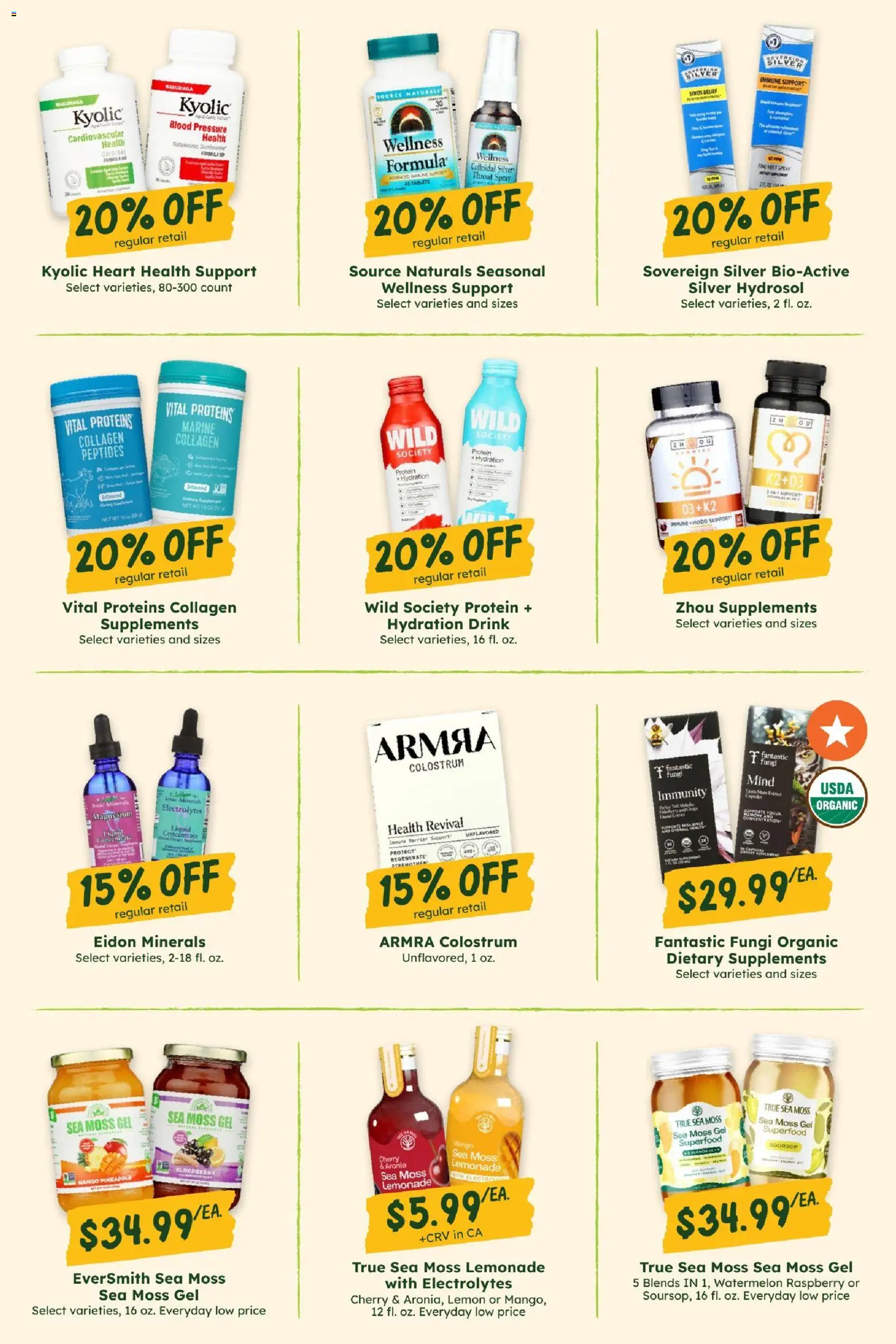 Sprouts Monthly Ad - valid from 09/23/2026 | Page: 37 | Products: Magnesium, Protein, Raspberry, Lemonade