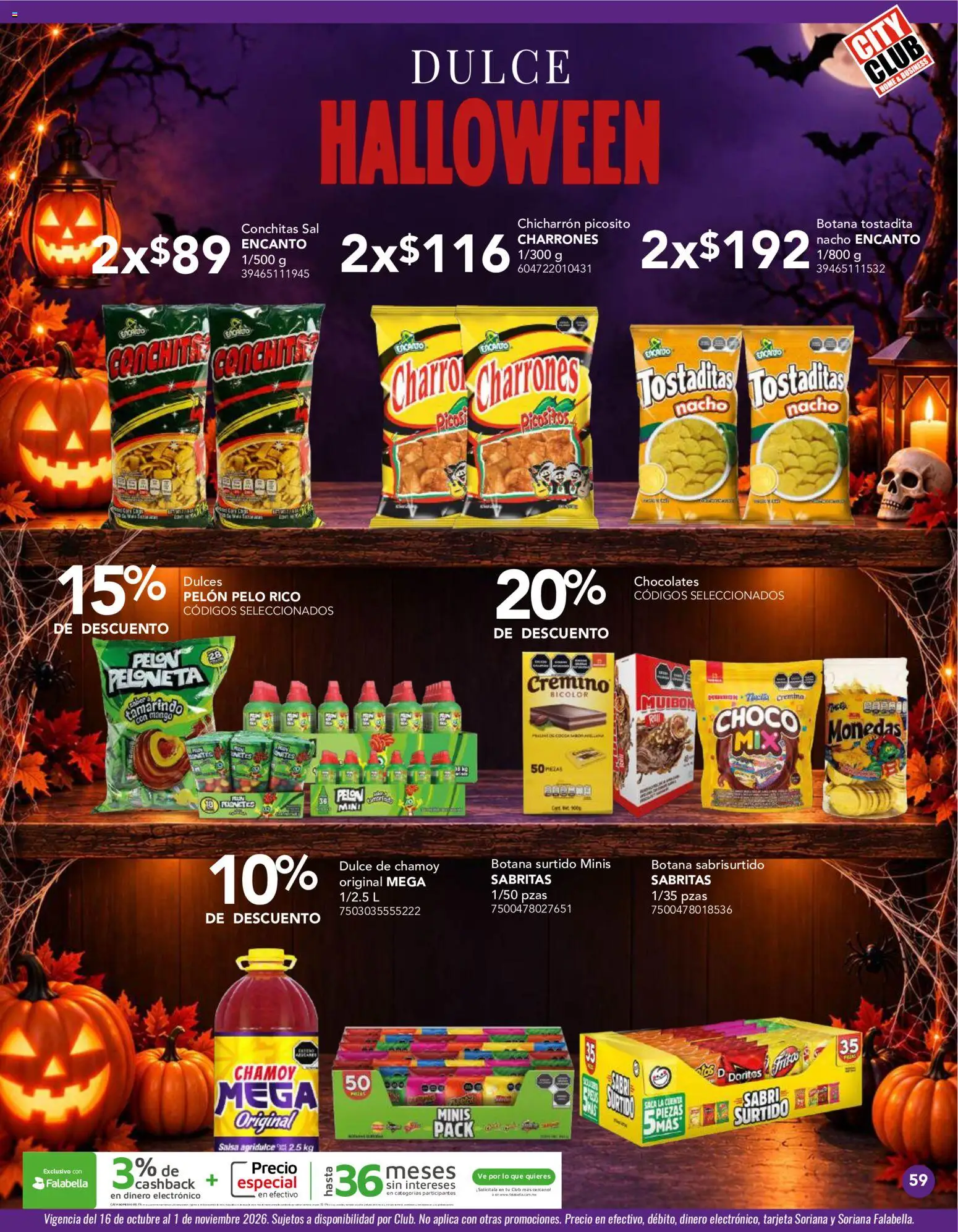 Nuevas ofertas de City Club válidas en toda la República Mexicana desde el 01/10/2026. ¡Encuentra las mejores ofertas en City Club catálogo! | Página: 59