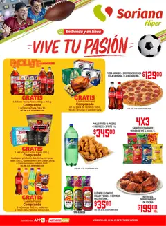 Vista previa de Soriana folleto Vive tu pasión, nuevo folleto de la tienda, válido en México a partir del 15/10/2026