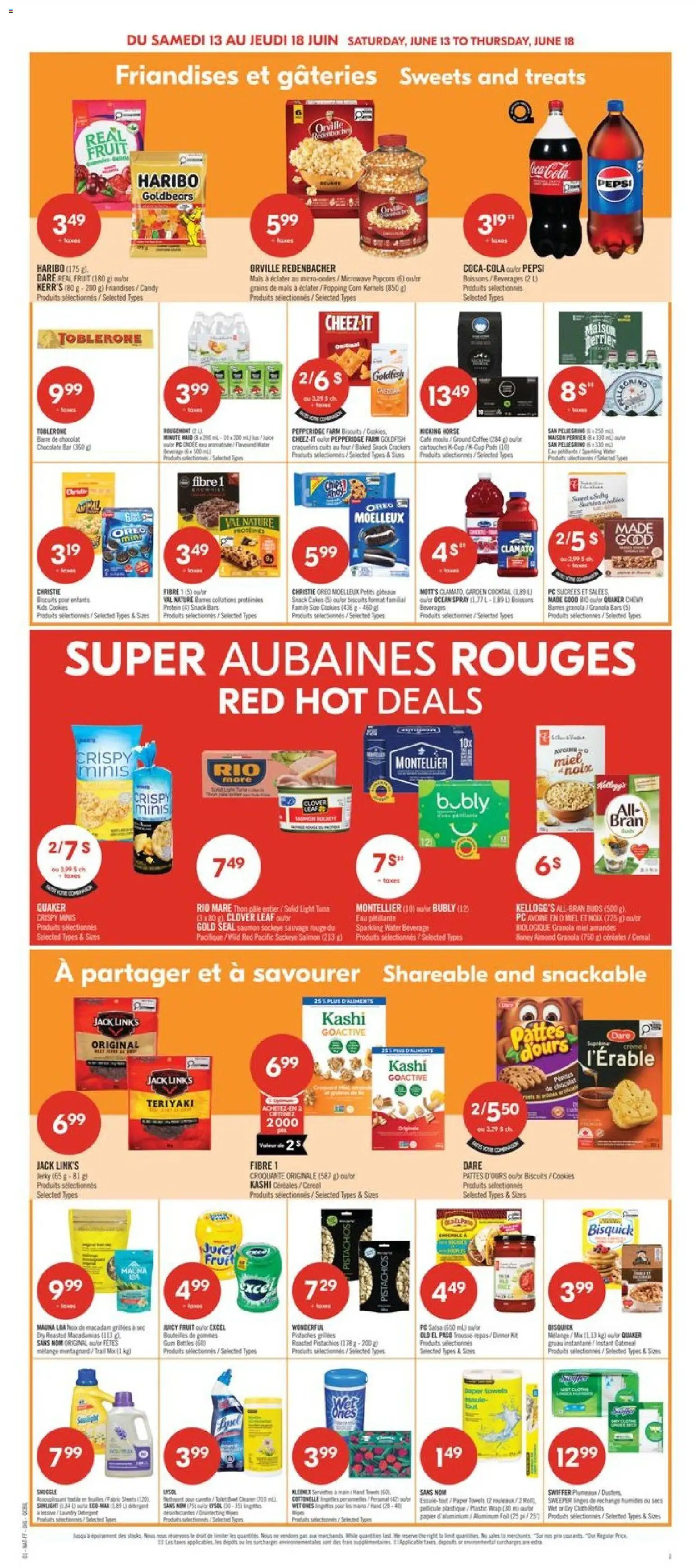 Pharmaprix flyer valid from 12.06.2026 | Page: 6 | Products: Nuts, Cookies, Fabric softener, Coffee