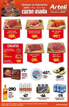 Vista previa de Arteli folleto Carne Express, nuevo folleto de la tienda, válido en México a partir del 25/09/2026