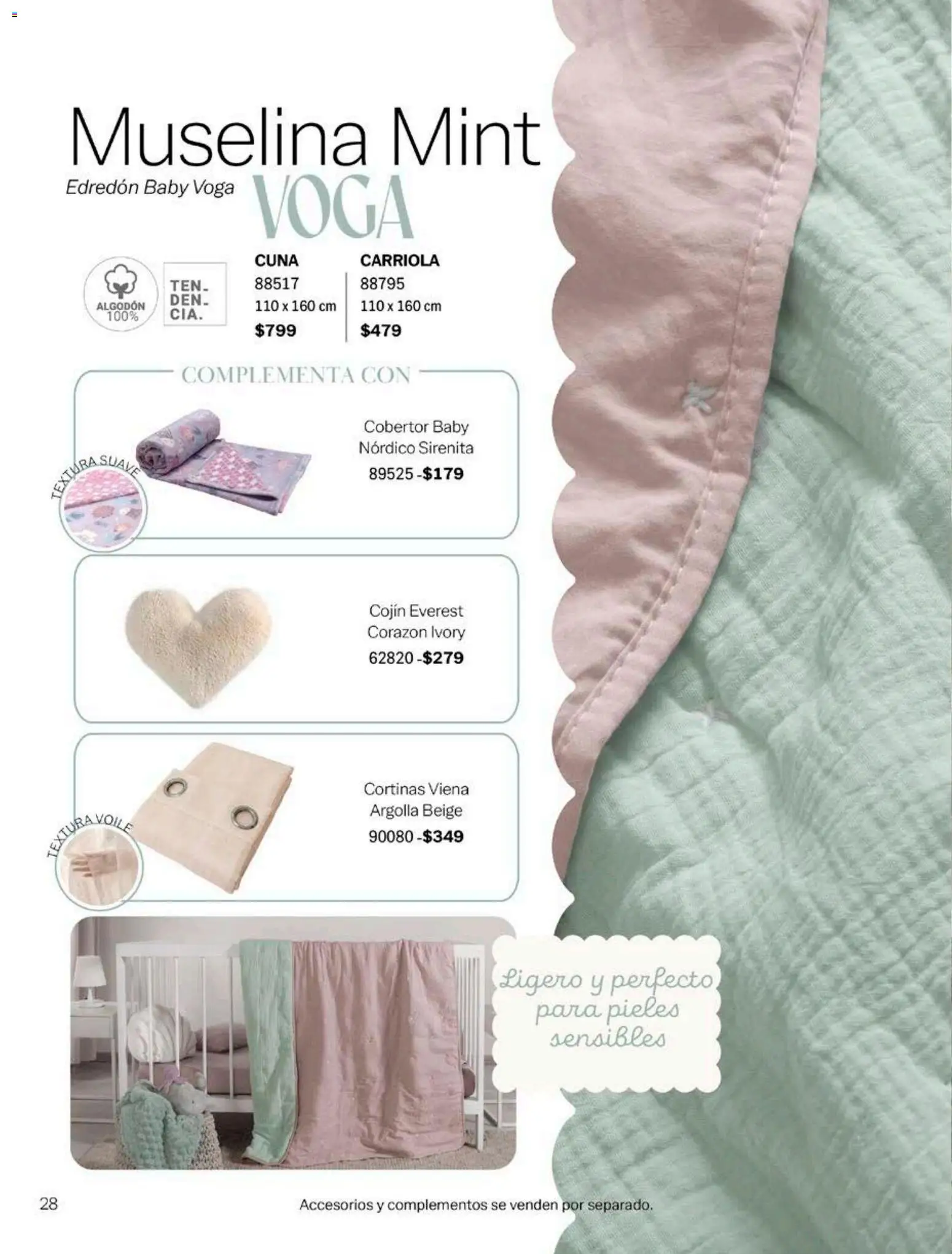 Nuevas ofertas de Vianney válidas en toda la República Mexicana desde el 17/08/2026. ¡Encuentra las mejores ofertas en Vianney catálogo Bebé! | Página: 30 | Productos: Carriola, Cobertor, Cuna, Cortinas