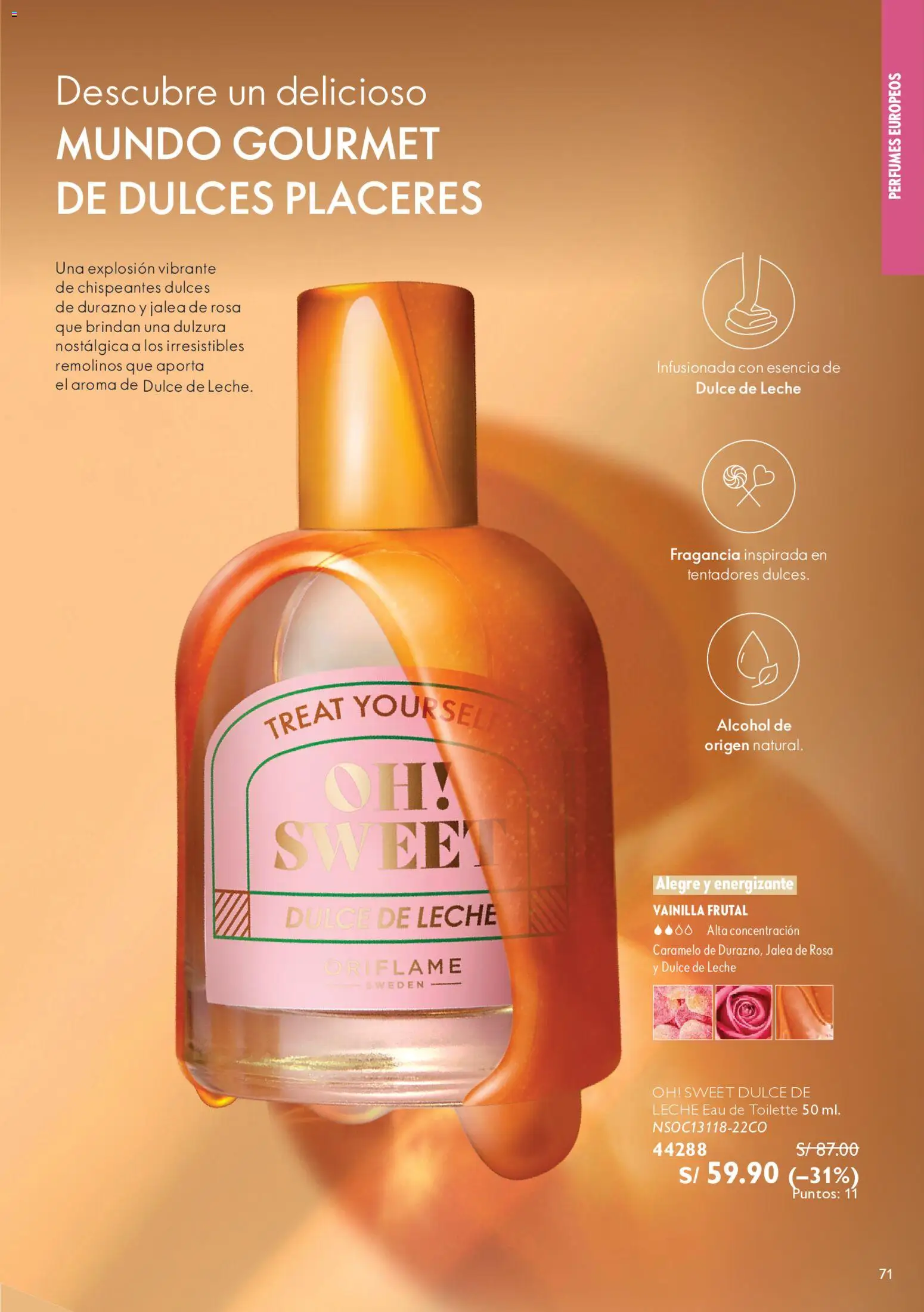 Catálogo Oriflame válido desde 09.05.2026 | Página: 73 | Productos: Leche, Fragancia, EAU de Toilette