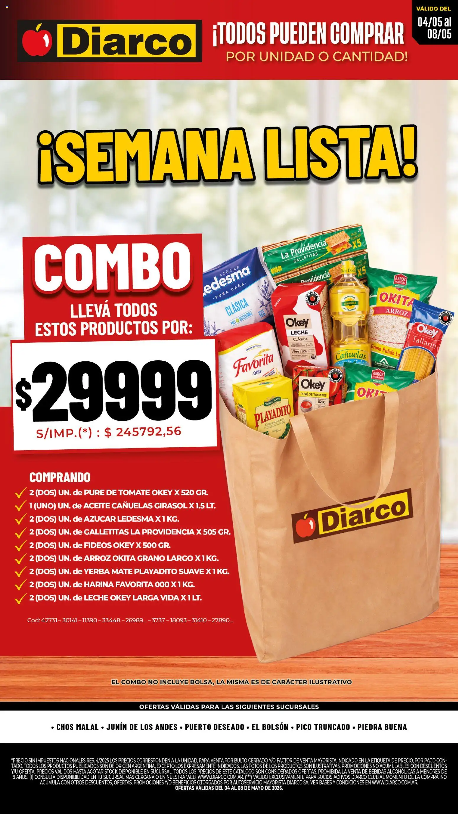 Diarco - Semana Lista │ válido desde el 04.05.2026 | Página: 1