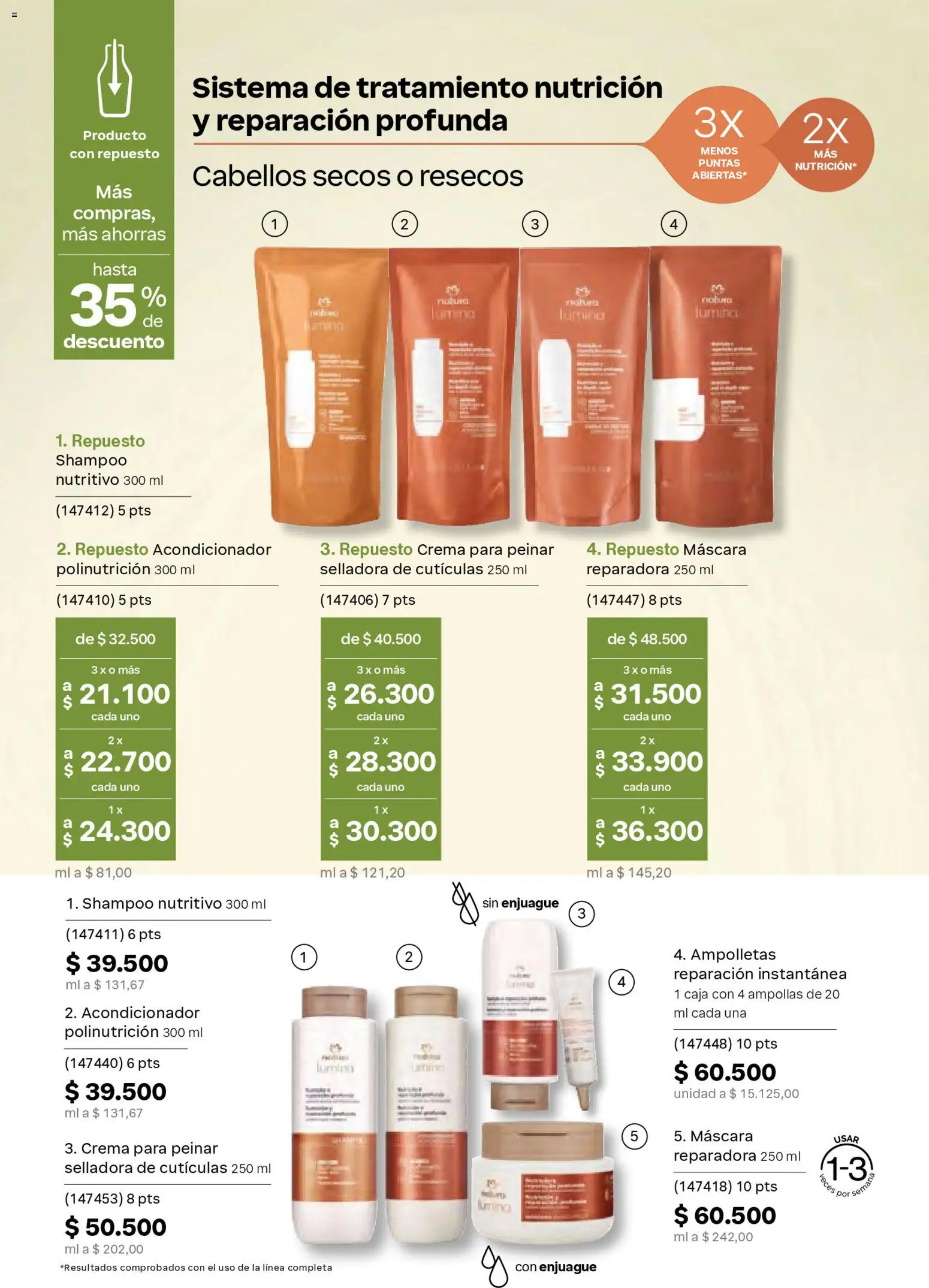 Natura revista - valida desde el 08.04.2026 | Página: 21 | Productos: Shampoo, Caja, Máscara, Acondicionador
