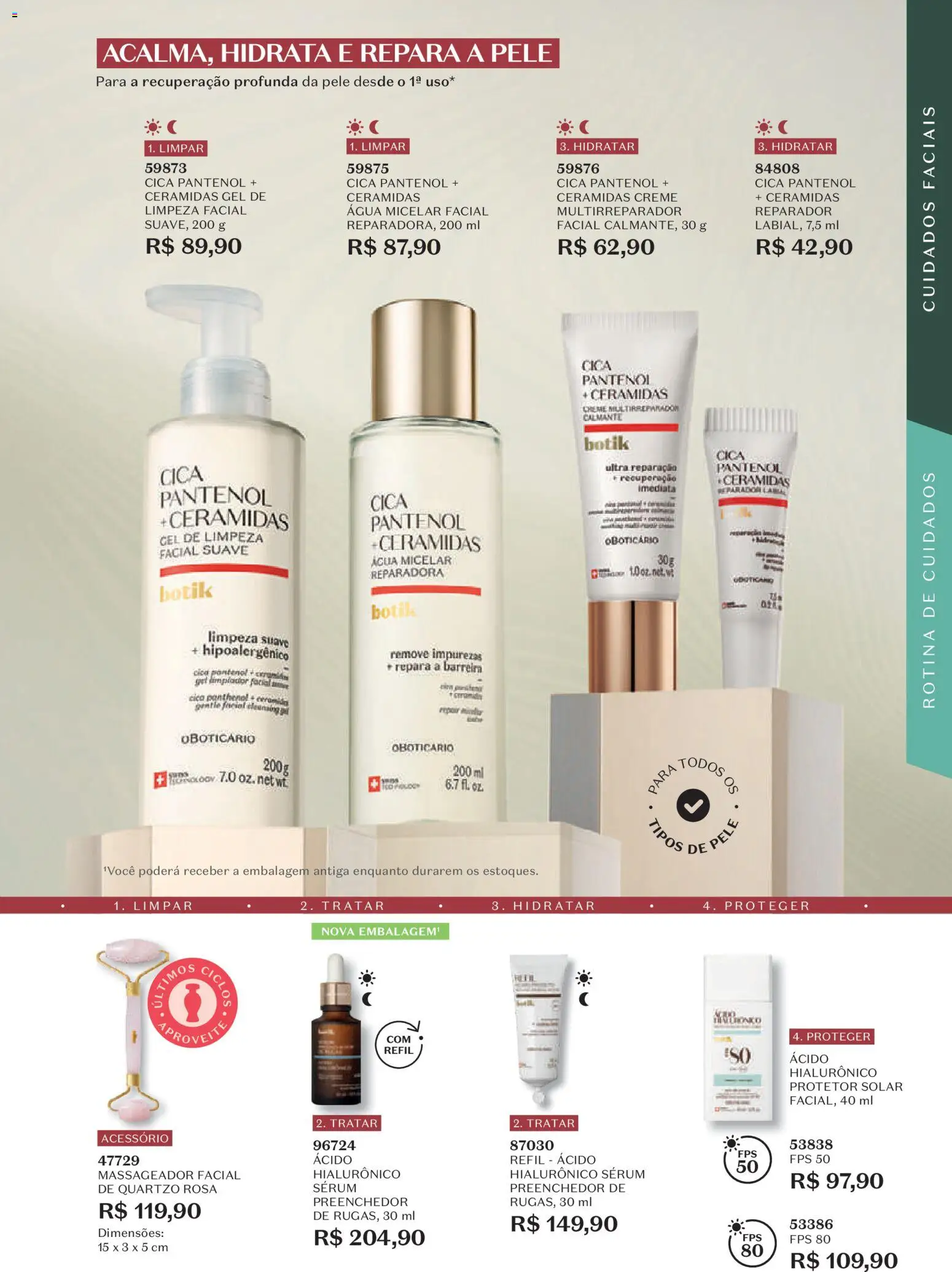 O Boticário Folheto - válido de 20/07/2026 | Página: 93 | Produtos: Água micelar, Protetor solar, Gel de limpeza, Creme