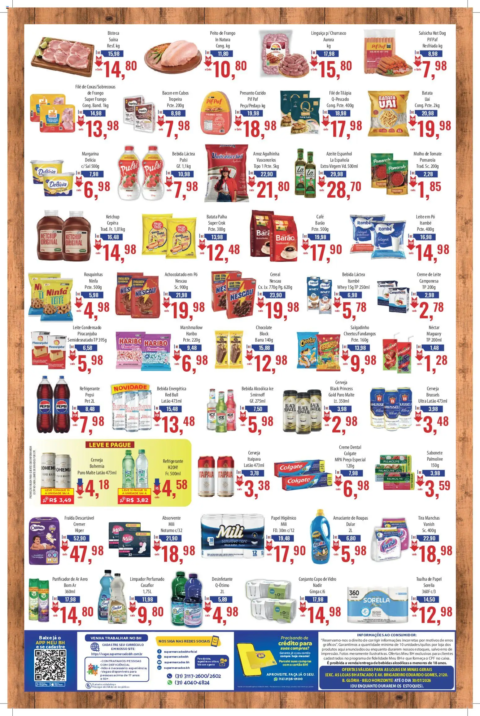 Supermercados BH Folheto - válido de 16/07/2026 | Página: 2