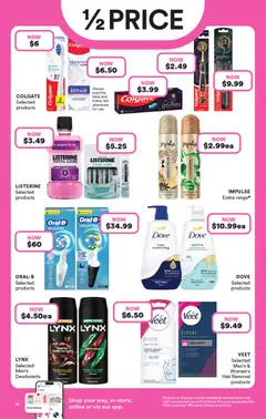 Preview of Priceline Pharmacy catalogue - valid from 10/09/2026 | Page: 20 | Products: Listerine, Hair removal, Shea butter, Sensitive skin