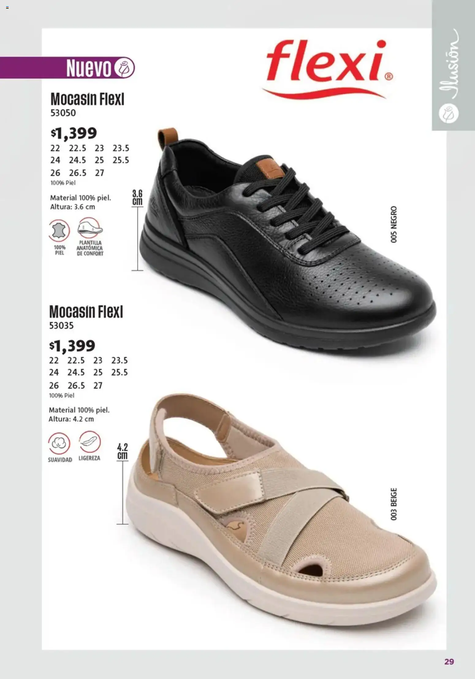 Nuevas ofertas de Ilusión válidas en toda la República Mexicana desde el 01/07/2026. ¡Encuentra las mejores ofertas en Ilusión catálogo Marcas Amigas! | Página: 31 | Productos: Mocasín