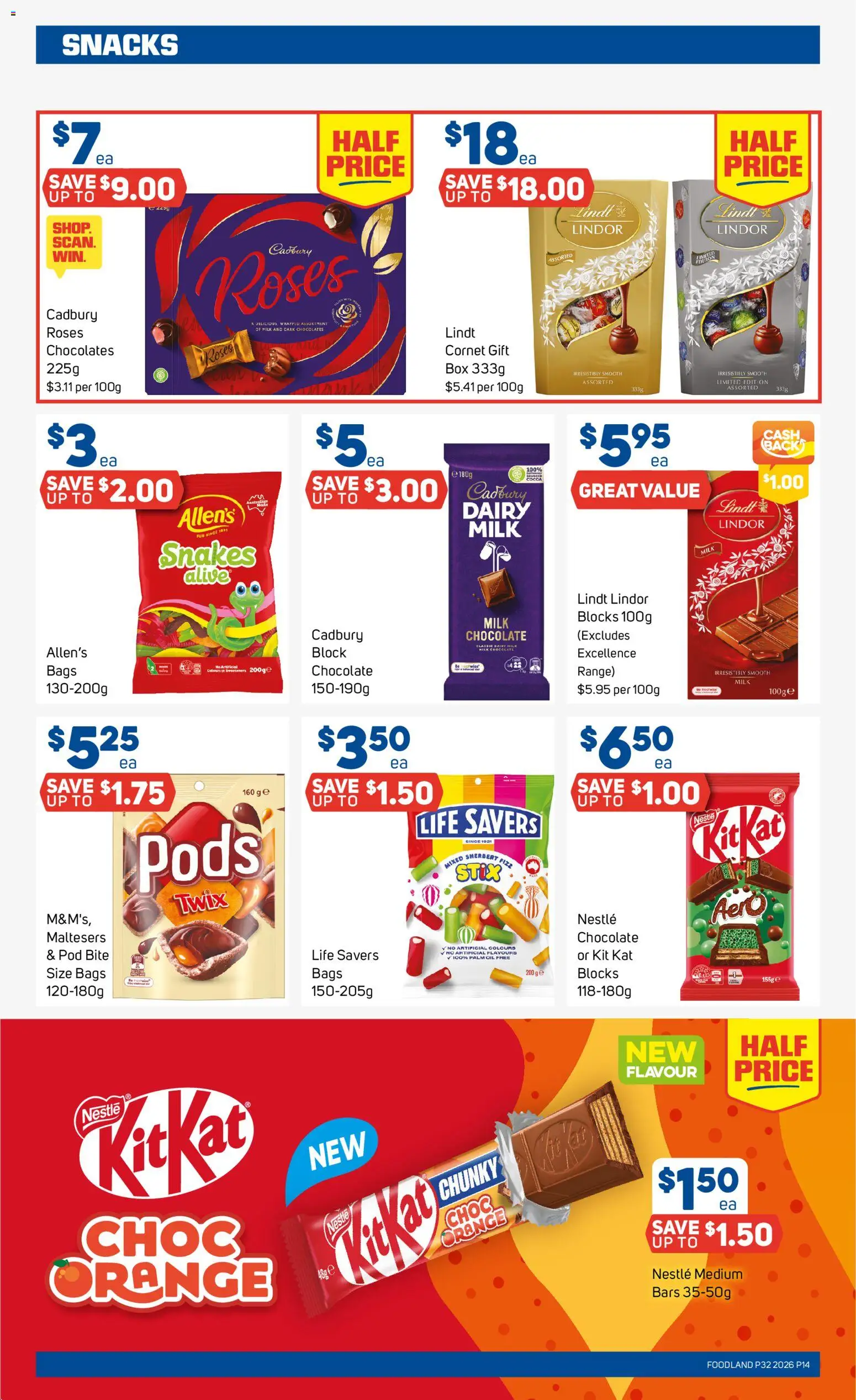 Foodland catalogue - valid from 05/08/2026 | Page: 14 | Products: Box, Fur, Milk, Dairy