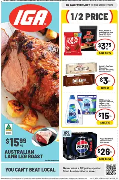 Preview of IGA catalogue QLD - valid from 14/10/2026