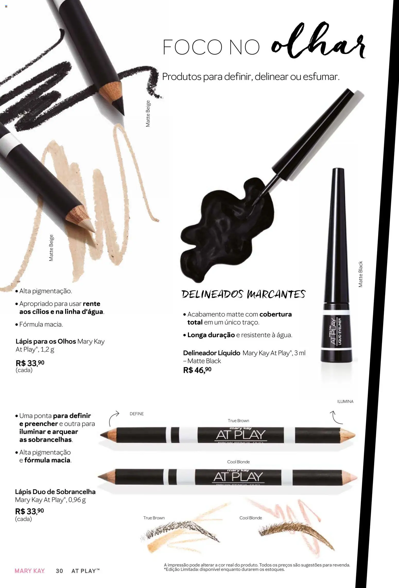 Mary Kay Folheto - válido de 01.01.2026 | Página: 30 | Produtos: Delineador, Lápis