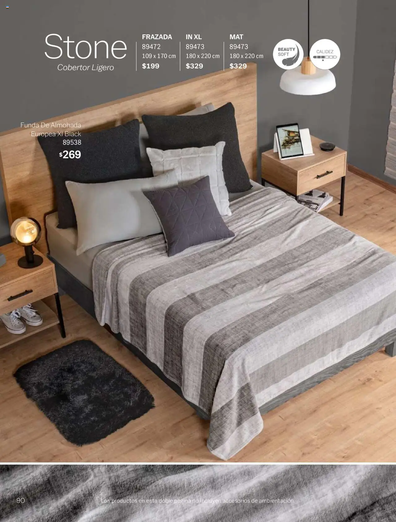 Nuevas ofertas de Vianney válidas en toda la República Mexicana desde el 15/08/2025. ¡Encuentra las mejores ofertas en Vianney - Catálogo Invierno! | Página: 92 | Productos: Cobertor, Funda, Funda de almohada, Almohada
