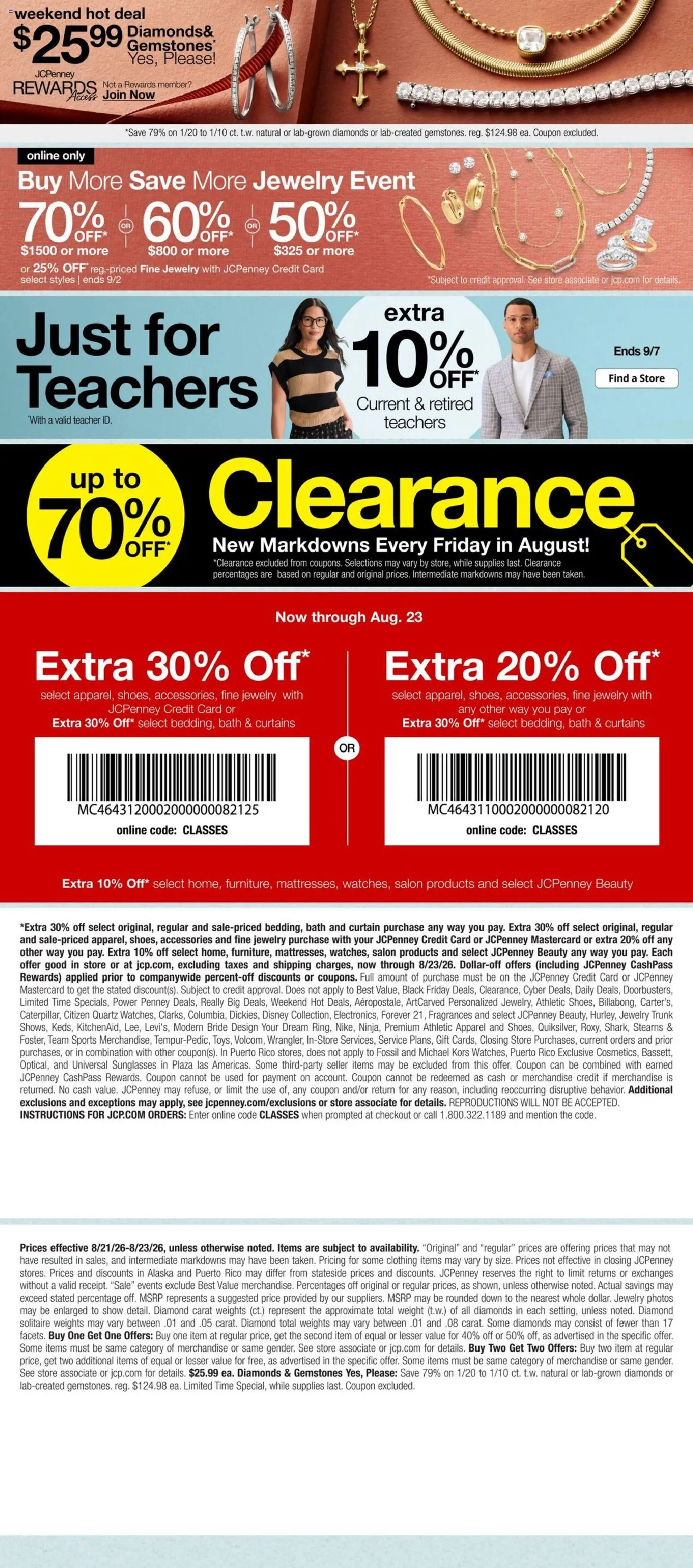 JCPenney Ad - valid from 08/21/2026 | Page: 7 | Products: Bath, Weight