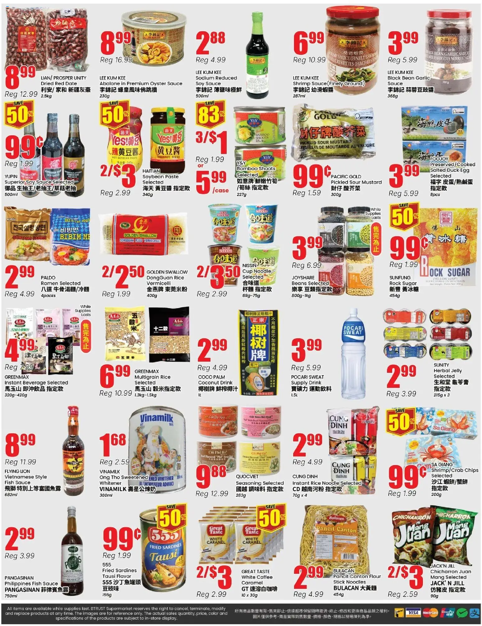 Btrust Supermarket flyer valid from Jun 26, 2026 | Page: 4 | Products: Rice, Fish, Noodles, Fan
