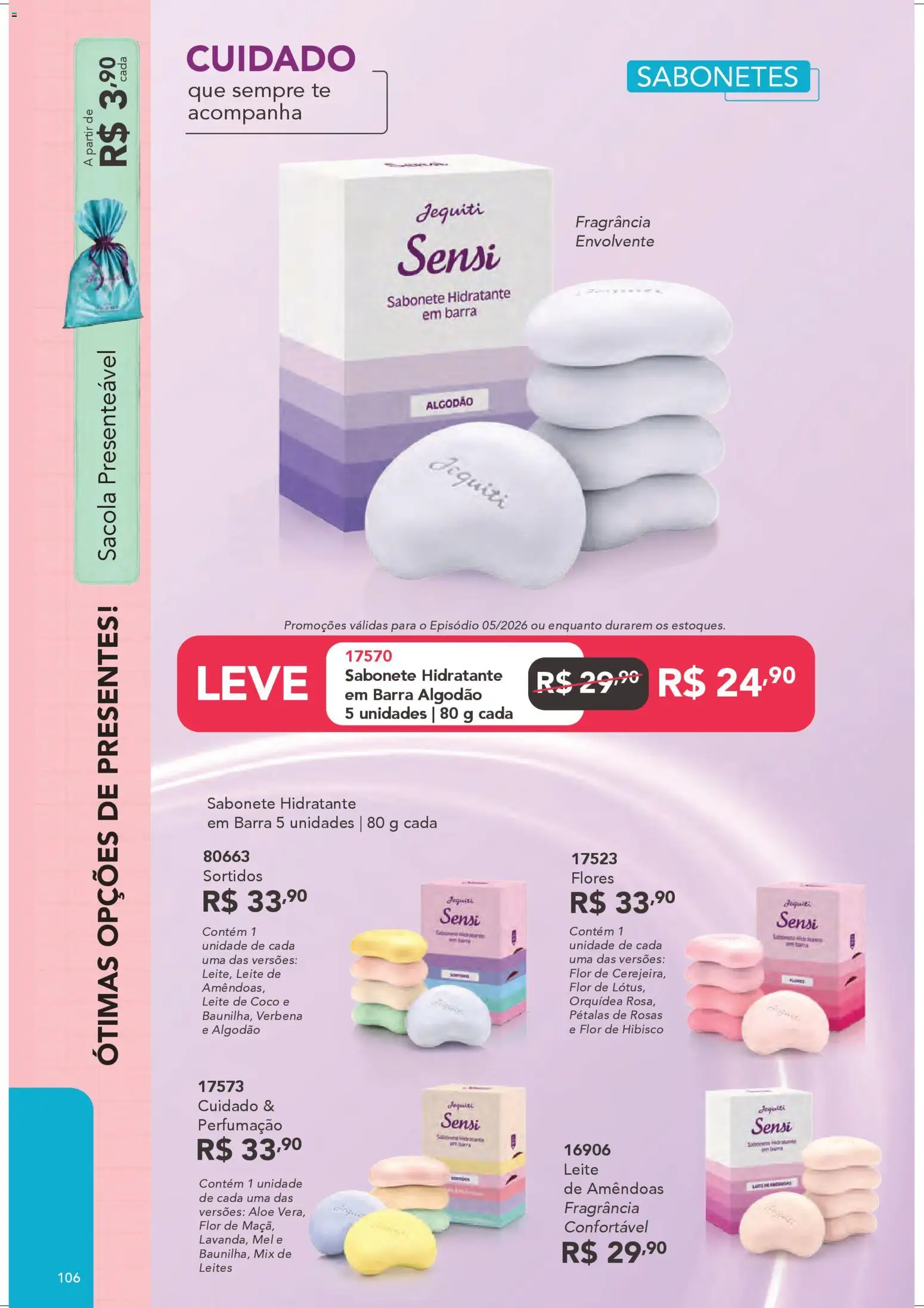 Jequiti Folheto - válido de 28.03.2026 | Página: 106 | Produtos: Coco, Hibisco, Mel, Amêndoas