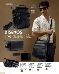 Vista previa de Andrea catálogo Primavera, nuevo folleto de la tienda, válido en México a partir del 25.01.2026 | Página: 41 | Productos: Cinturón, Mochila
