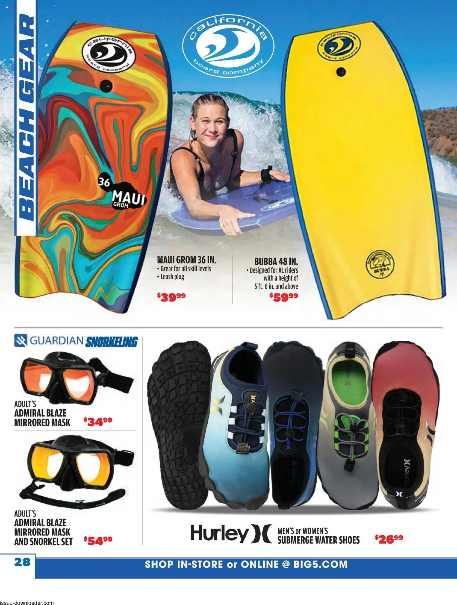 Big 5 Sporting Goods Summer Catalog - valid from 05/26/2026 | Page: 28 | Products: Mask, Water