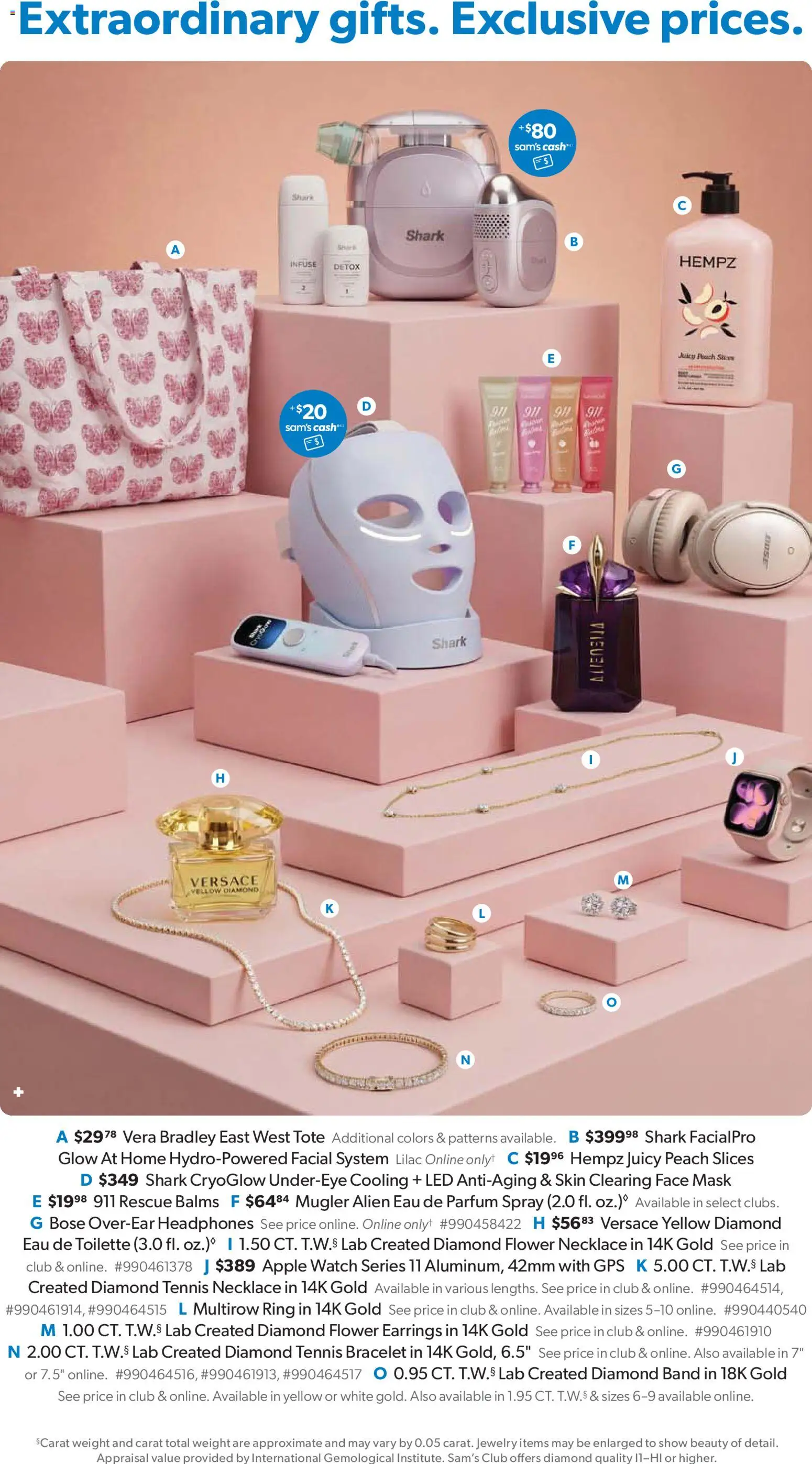 Sam's Club Weekly Ad - valid from 29.04.2026 | Page: 29 | Products: Mask, Peach, Watch, Headphones