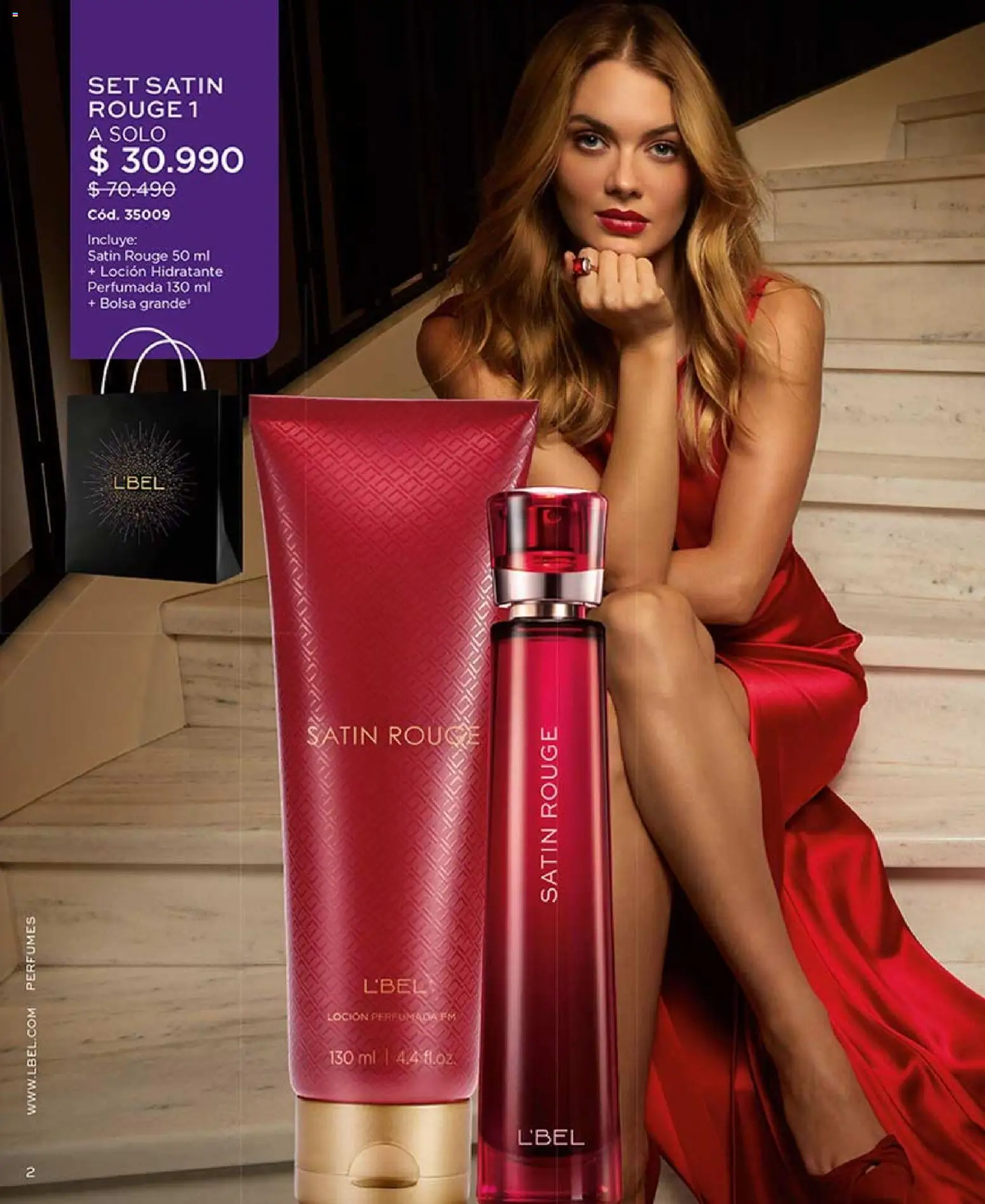 Catálogo L'Bel Campaña 6 │ válido desde el 31.03.2026 | Página: 2 | Productos: Loción, Bolsa